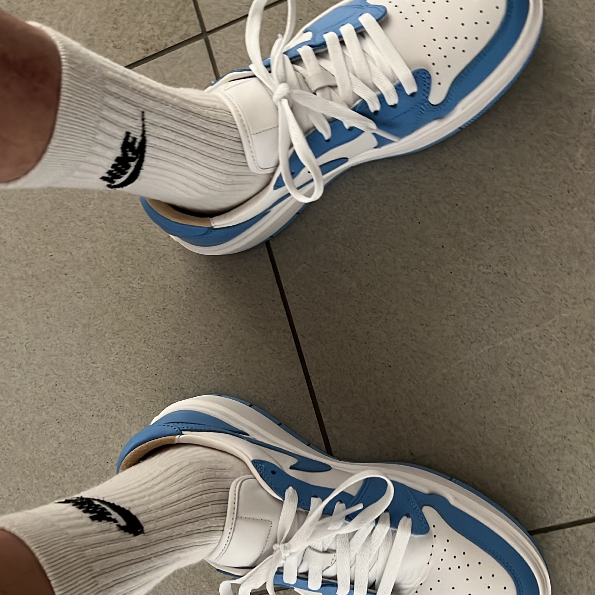 (W) Jordan 1 Elevate Low SE University Blue 착용 스타일