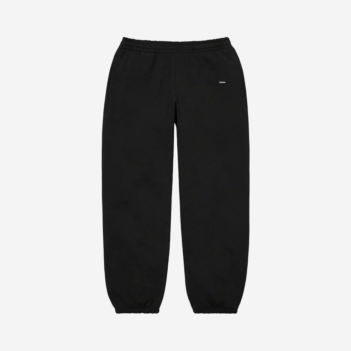 Supreme Small Box Sweatpants Black 상세 이미지 1