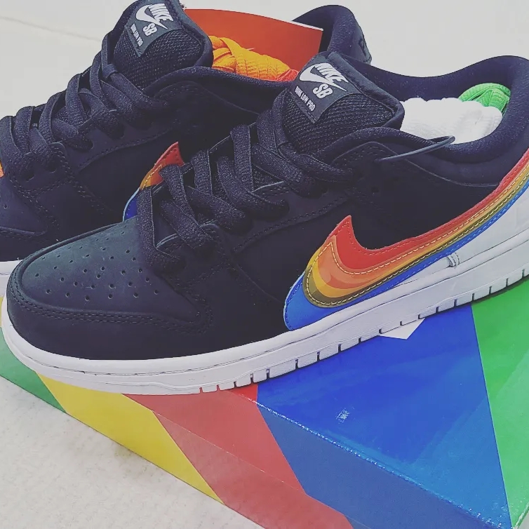 Nike x Polaroid SB Dunk Low Pro QS Black 착용 스타일