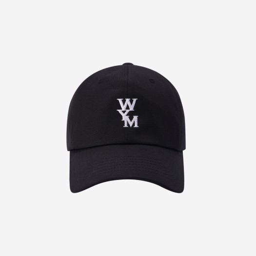 Wooyoungmi White Logo Ball Cap Black