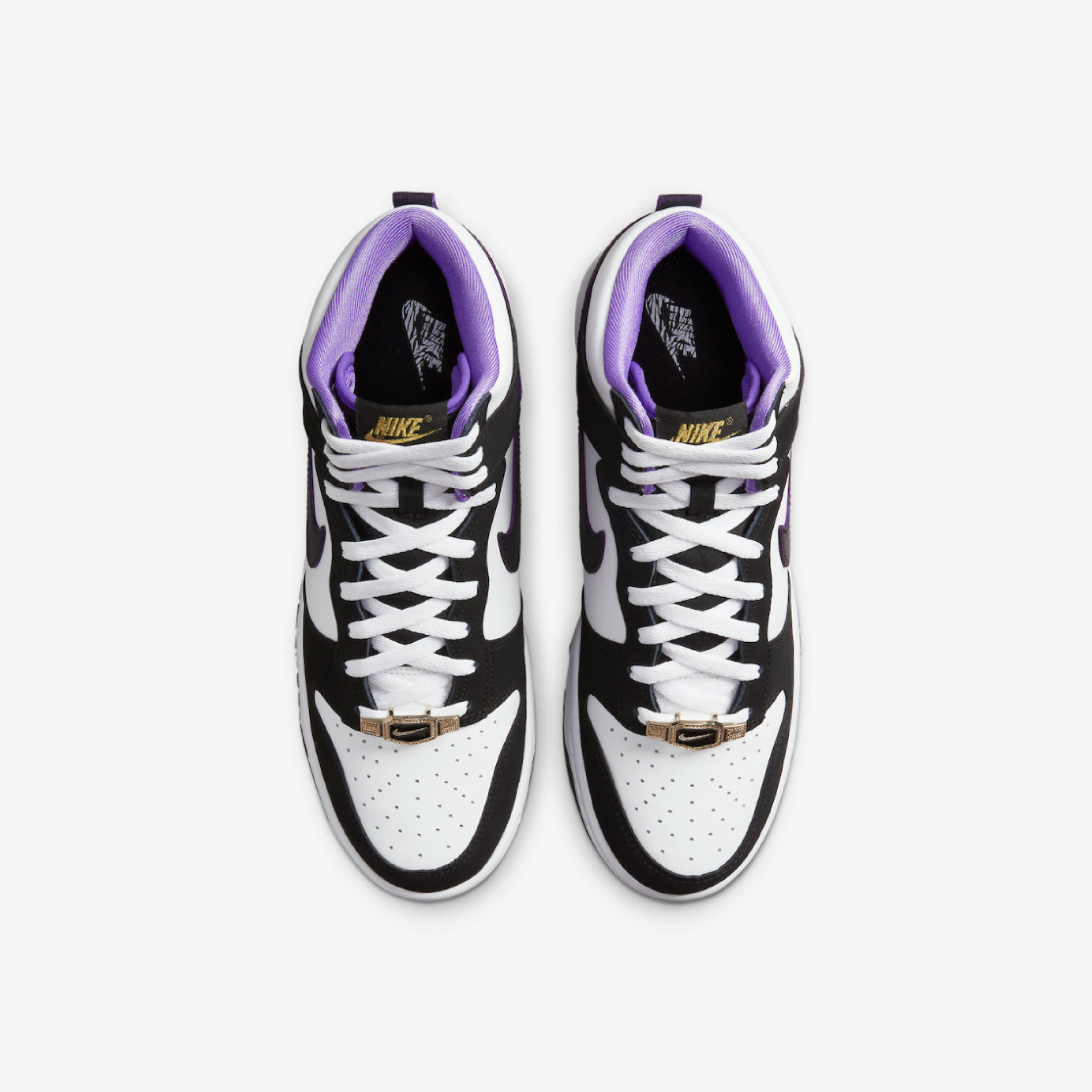 Nike Dunk Low Retro Black, Nike Dunk High Retro Championship White 착용 스타일 - 4