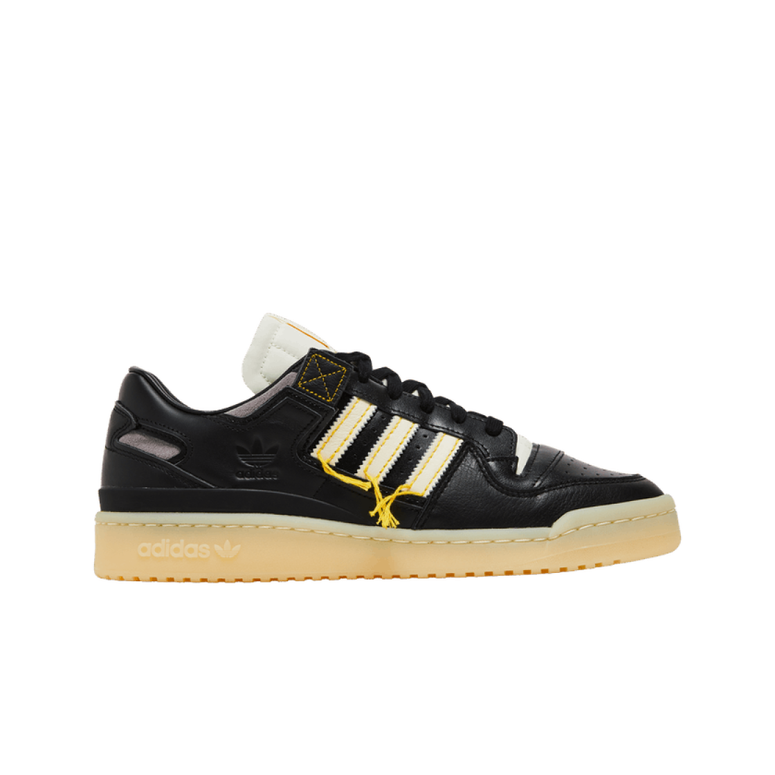 FZ3773 Adidas Forum 84 Low Premium Black Easy Yellow