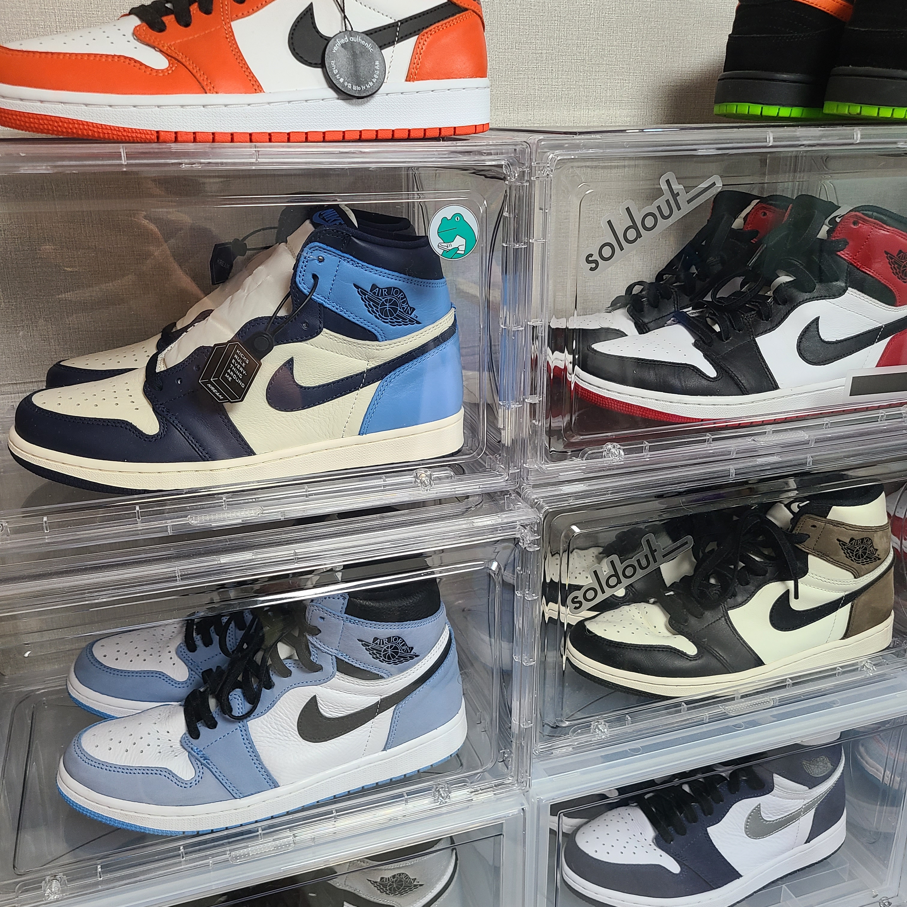 Jordan 1 Retro High Obsidian UNC 착용 스타일 - 1