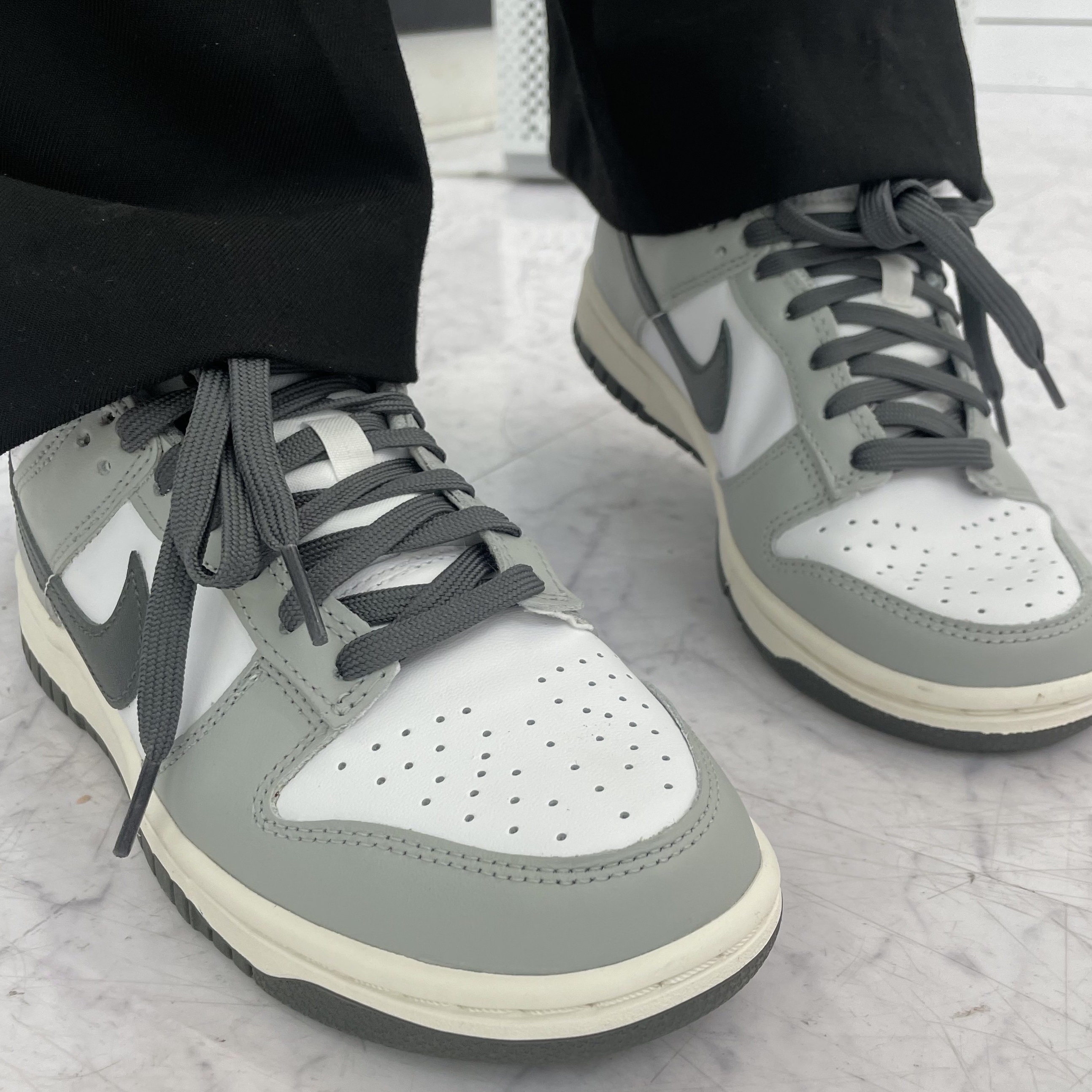 (W) Nike Dunk Low Light Smoke Grey 착용 스타일