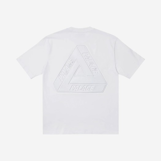 팔라스 트라이퍼그 엠보스 티셔츠 화이트 - 22SS
