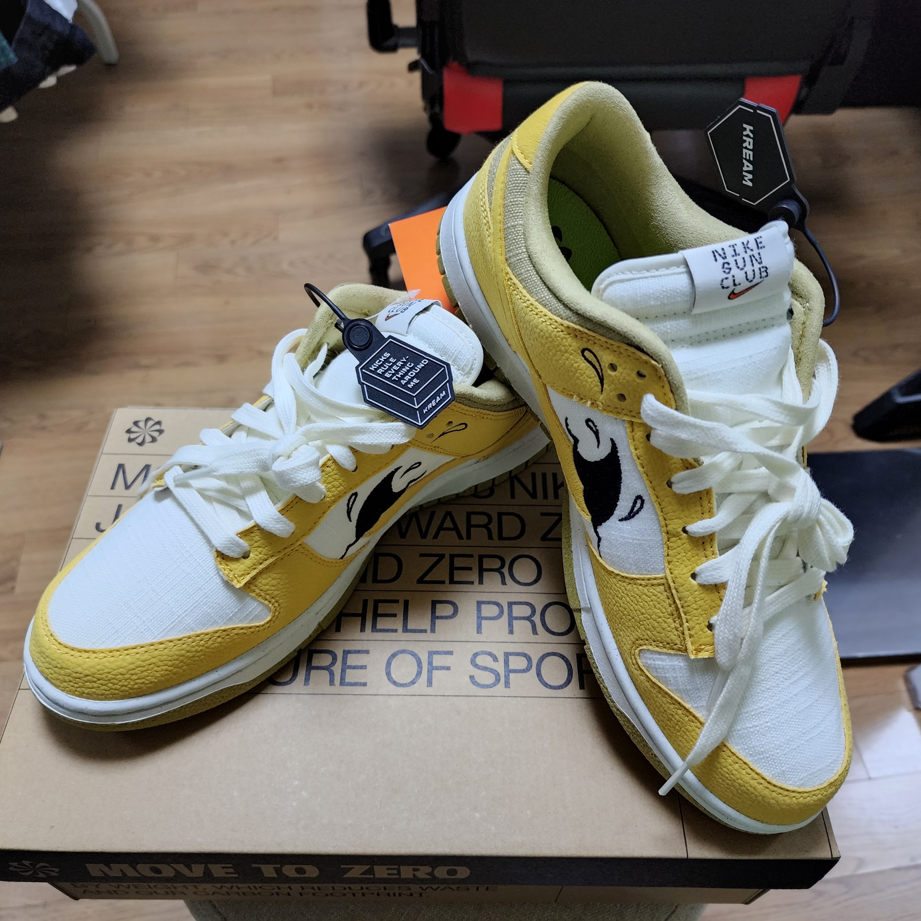 Nike Dunk Low Retro SE Next Nature Nike Sun Club 착용 스타일 - 1