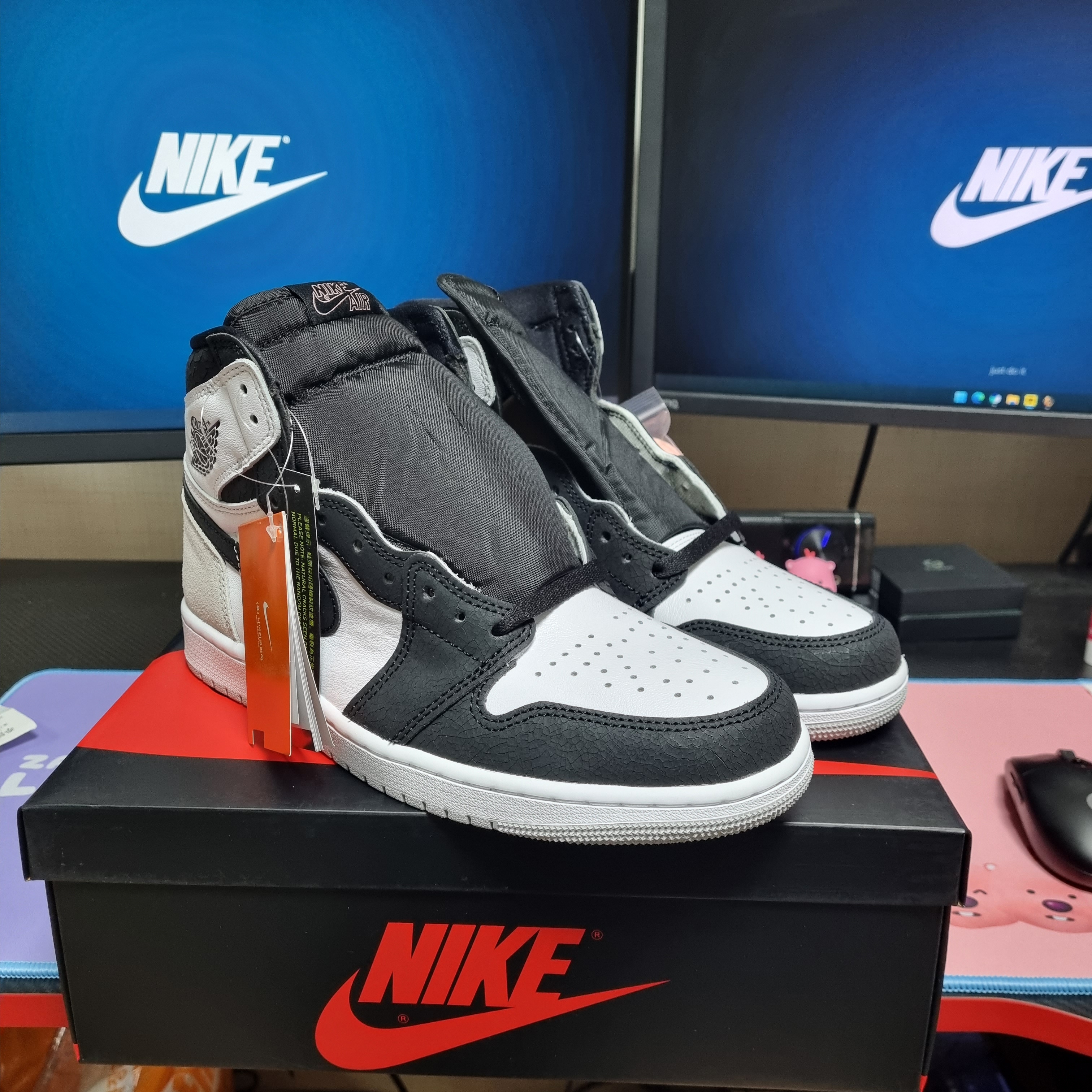 Jordan 1 Retro High OG Bleached Coral 착용 스타일