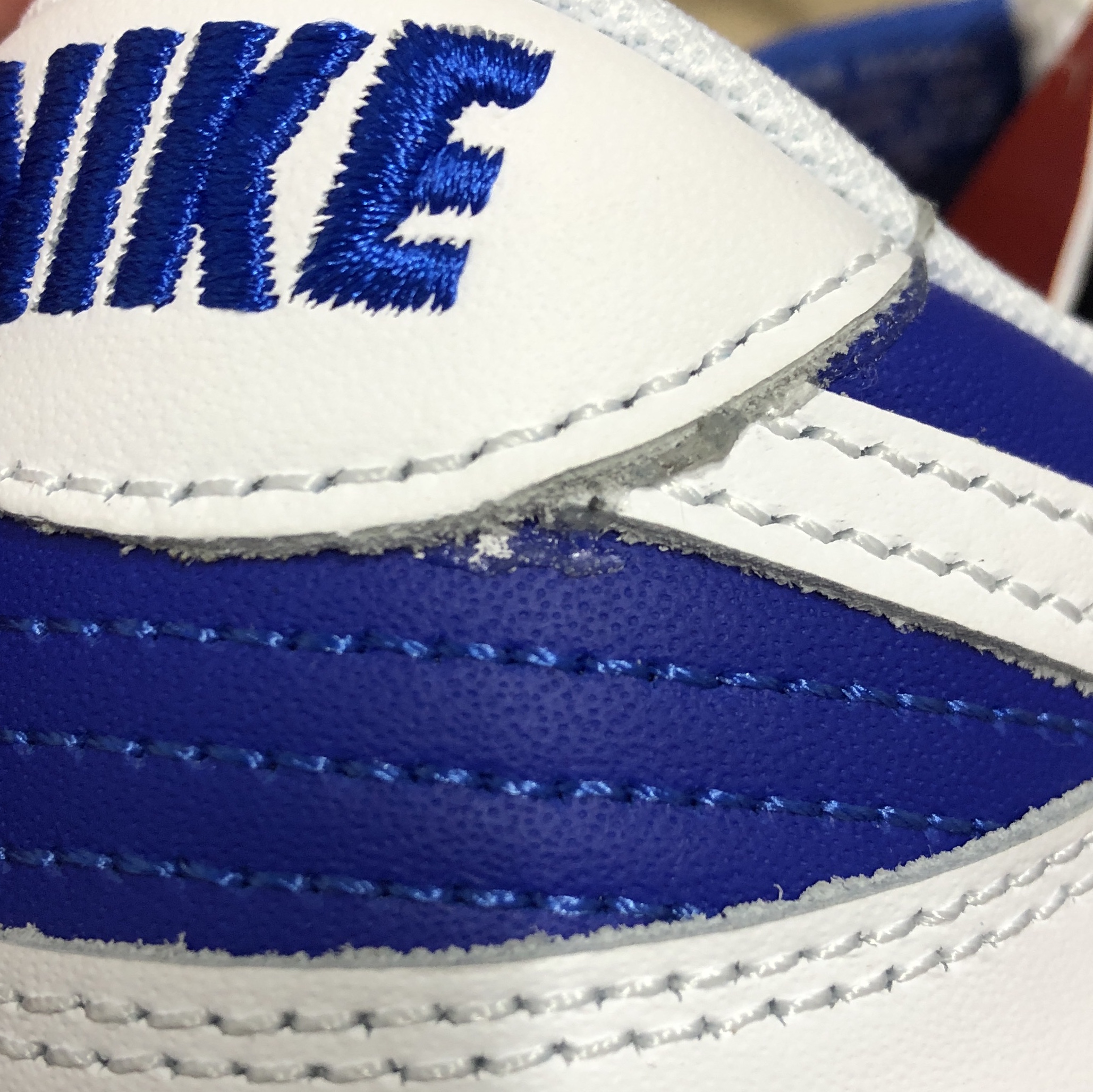 Nike Dunk Low Retro Racer Blue and White 착용 스타일 - 3