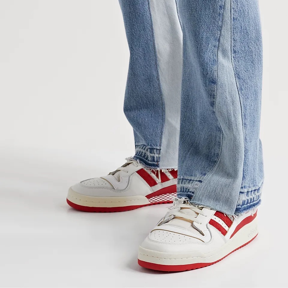 Adidas Forum 84 Low Team Power Red 착용 스타일