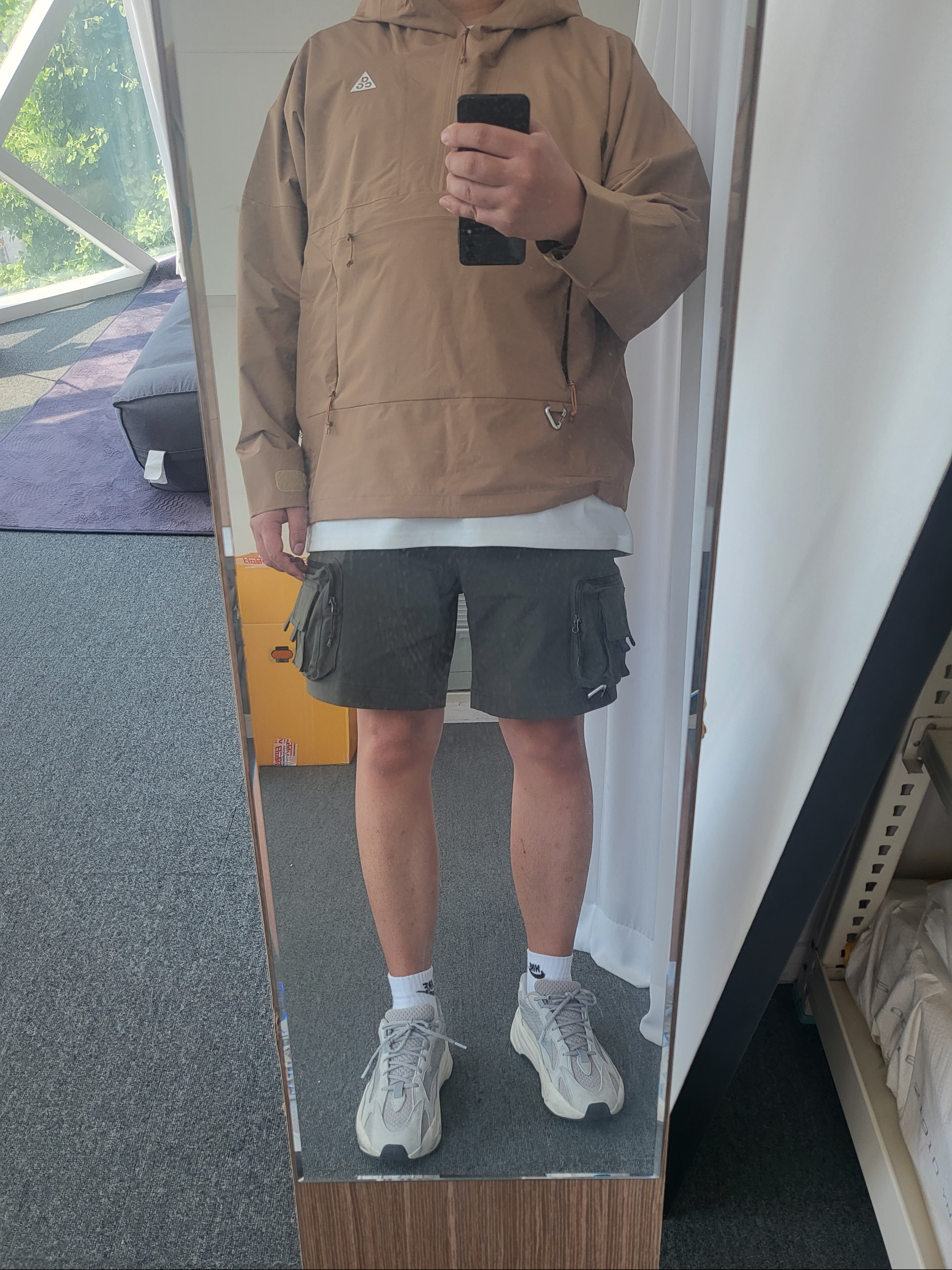 Nike ACG Cargo Shorts Sequoia - Asia, Nike ACG Cargo Shorts Sequoia - US/EU 착용 스타일