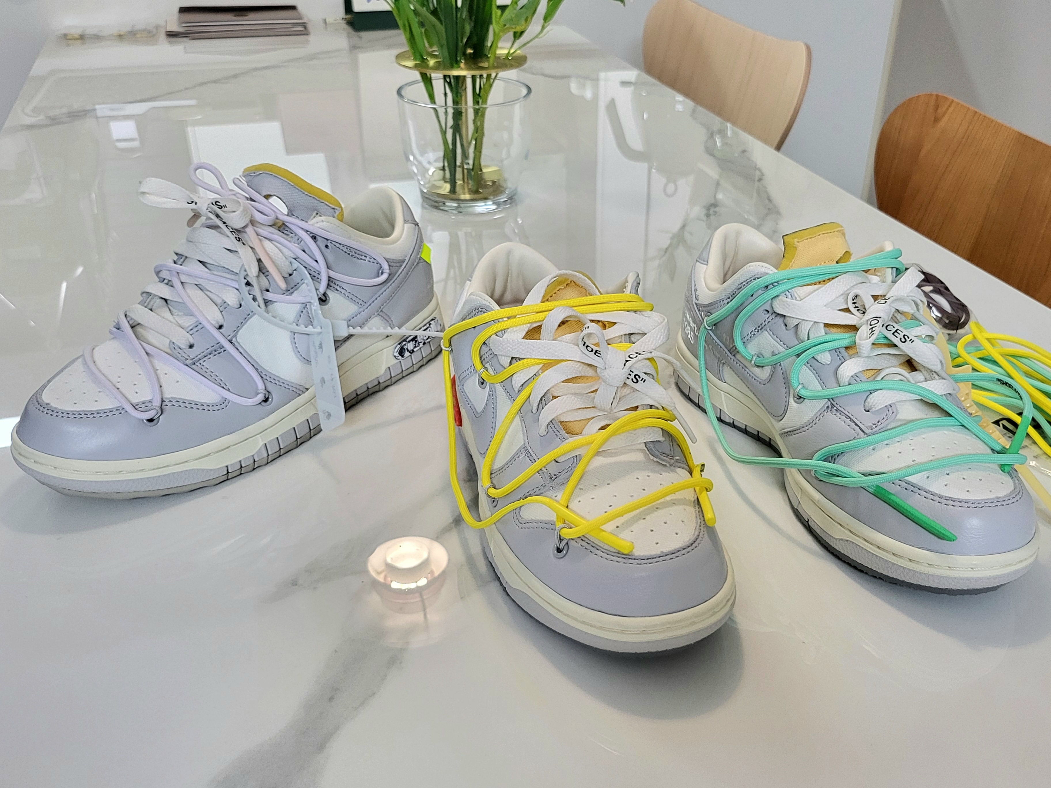 Nike x Off-White Dunk Low The 50 - Lot 49, Nike x Off-White Dunk Low The 50 - Lot 46 착용 스타일