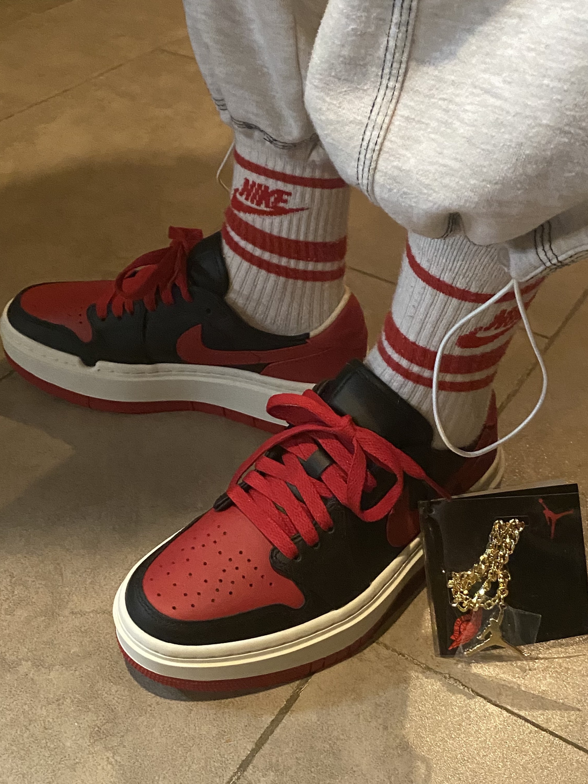 (W) Jordan 1 Elevate Low SE Bred 착용 스타일