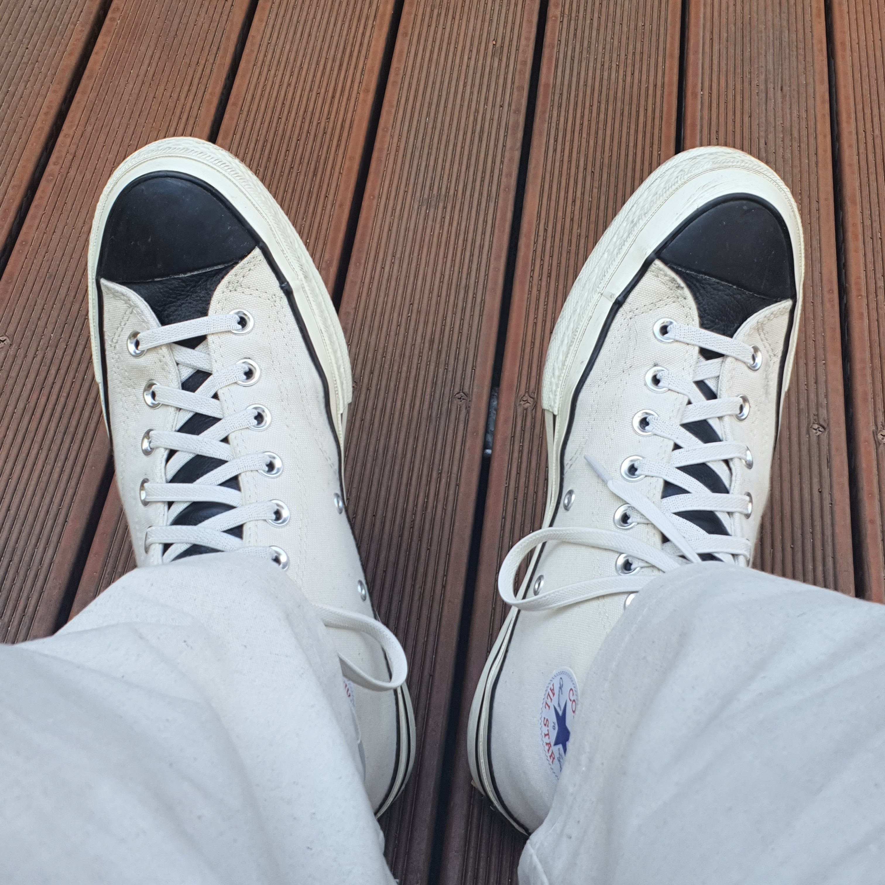 Converse x Fear of God Essentials Chuck 70 Hi Natural 2020 착용 스타일