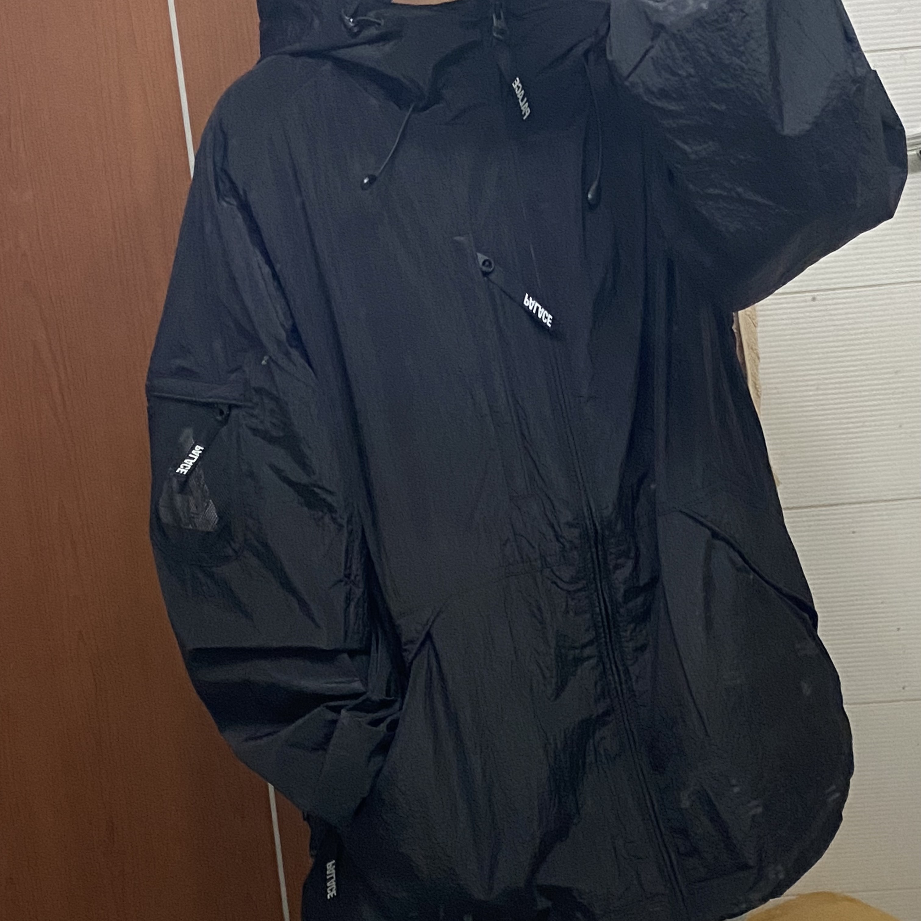 Palace Cripstop Grid Jacket Black - 22SS 착용 스타일