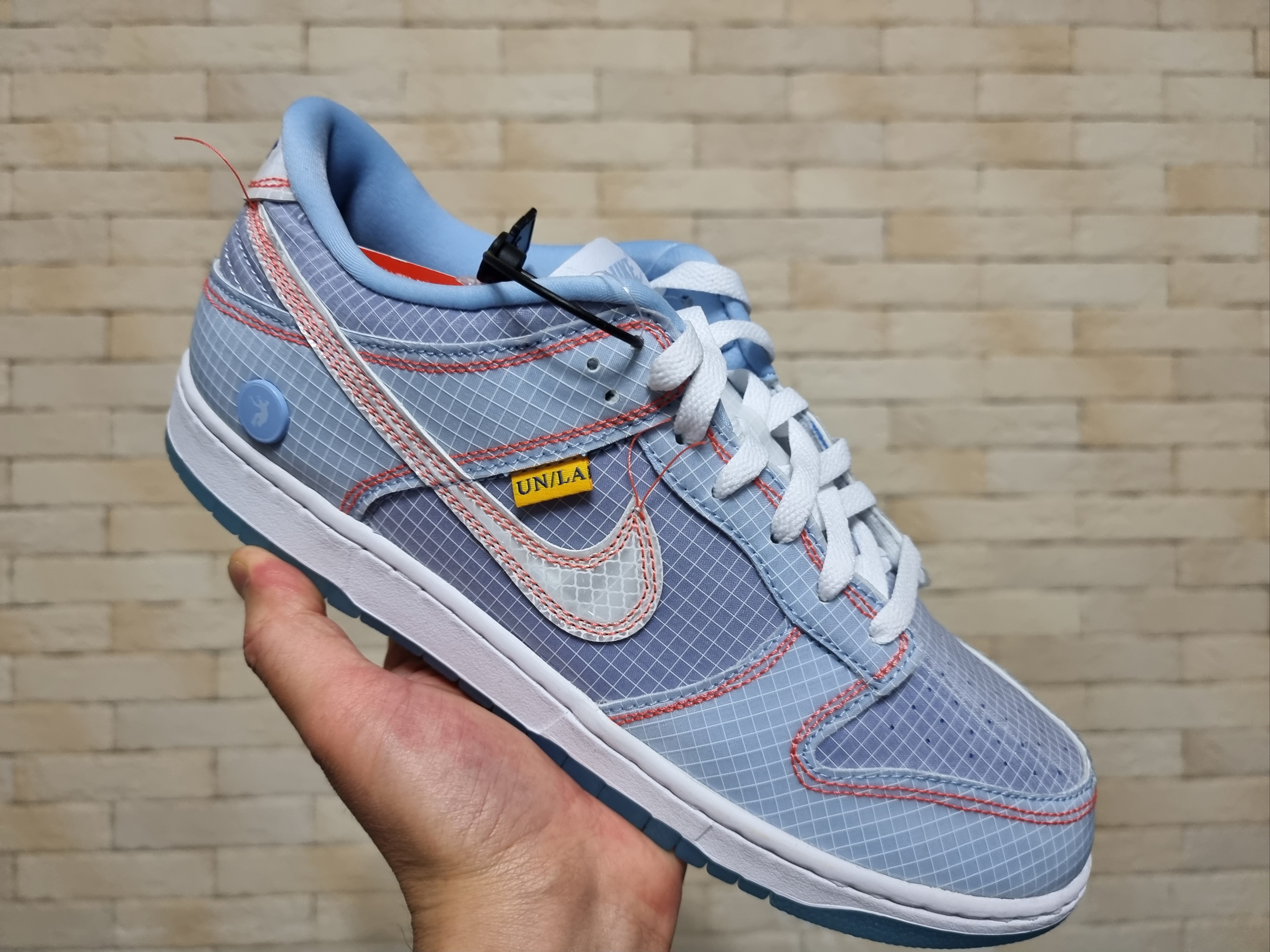 Nike x Union Dunk Low Passport Pack Argon 착용 스타일 - 4