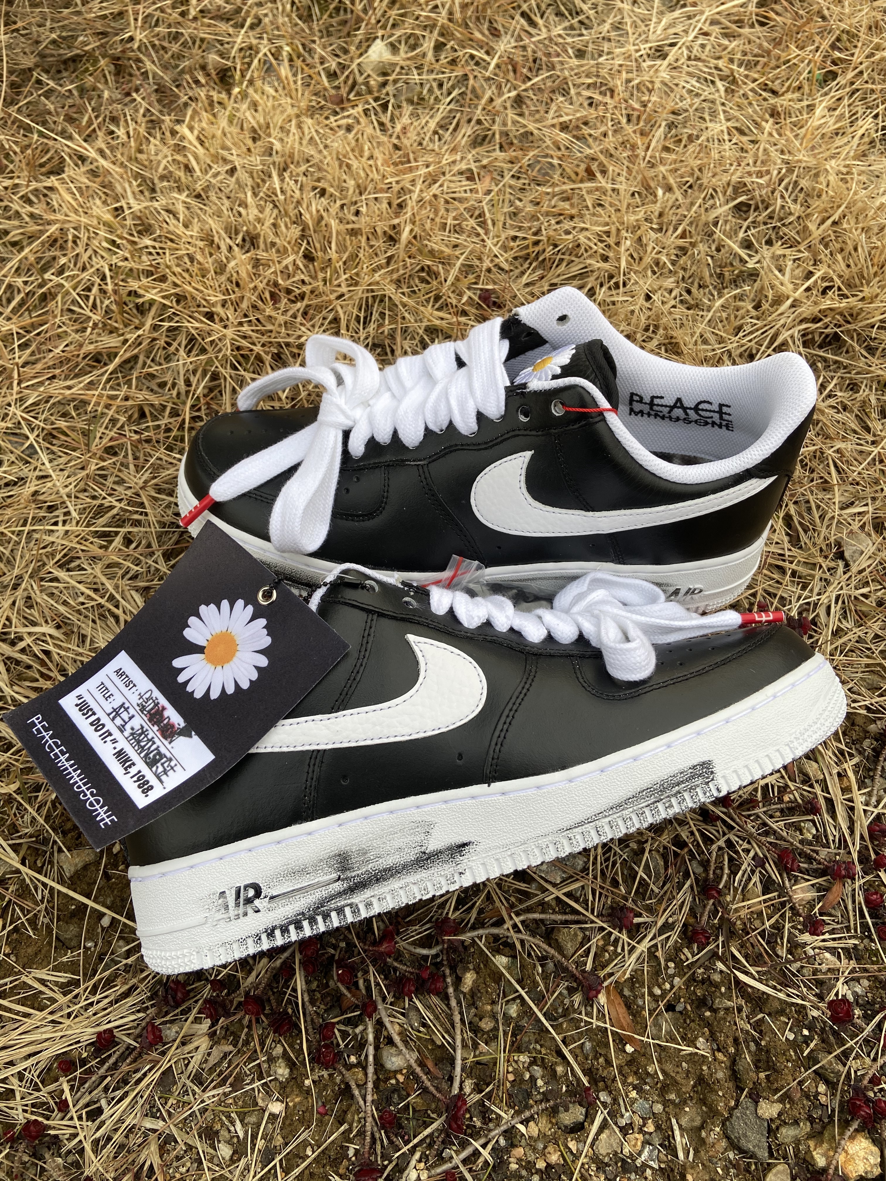 Nike x Peaceminusone Air Force 1 Low Para-Noise 착용 스타일 - 4