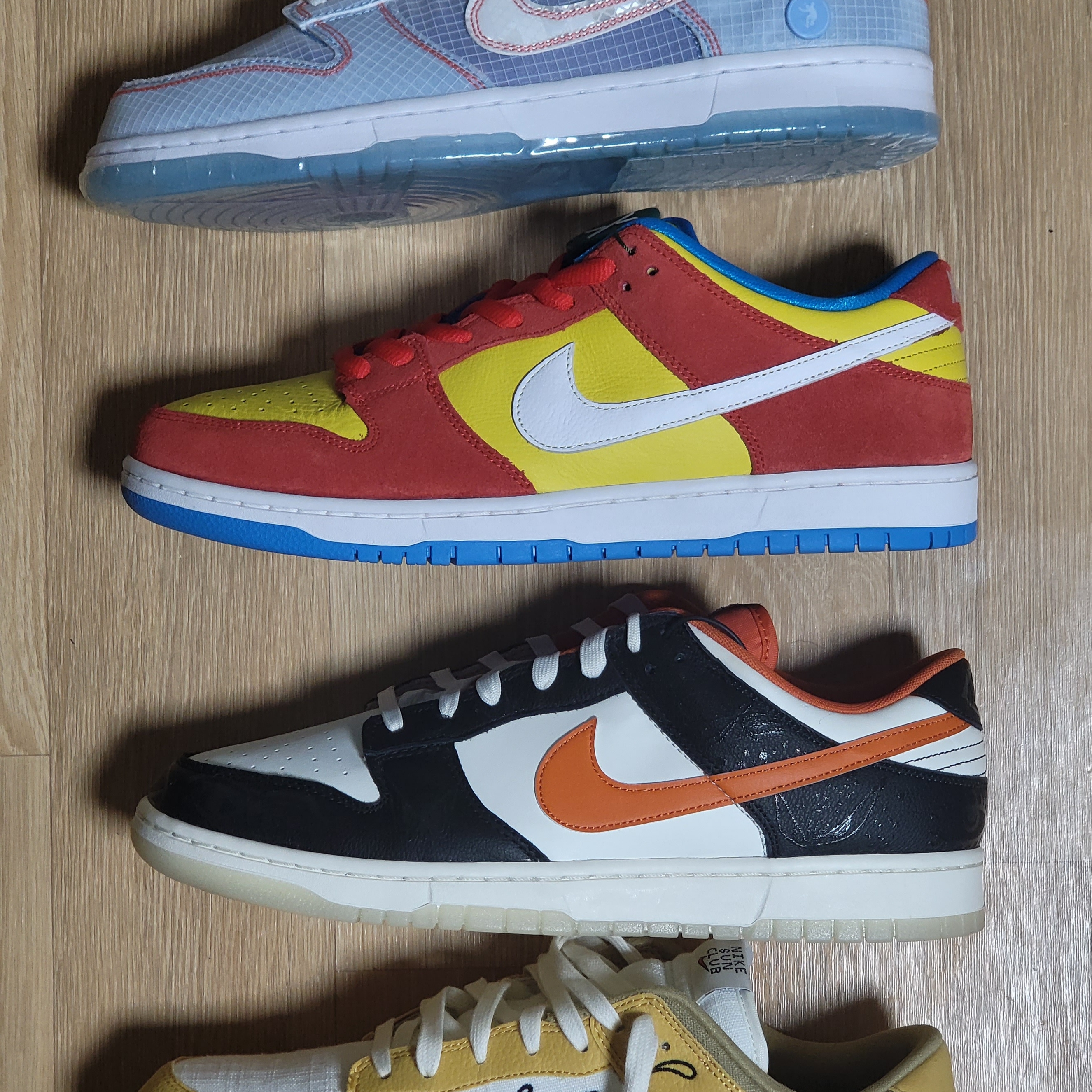 Nike x Union Dunk Low Passport Pack Argon, Nike Dunk Low Retro SE Next Nature Nike Sun Club 착용 스타일 - 3