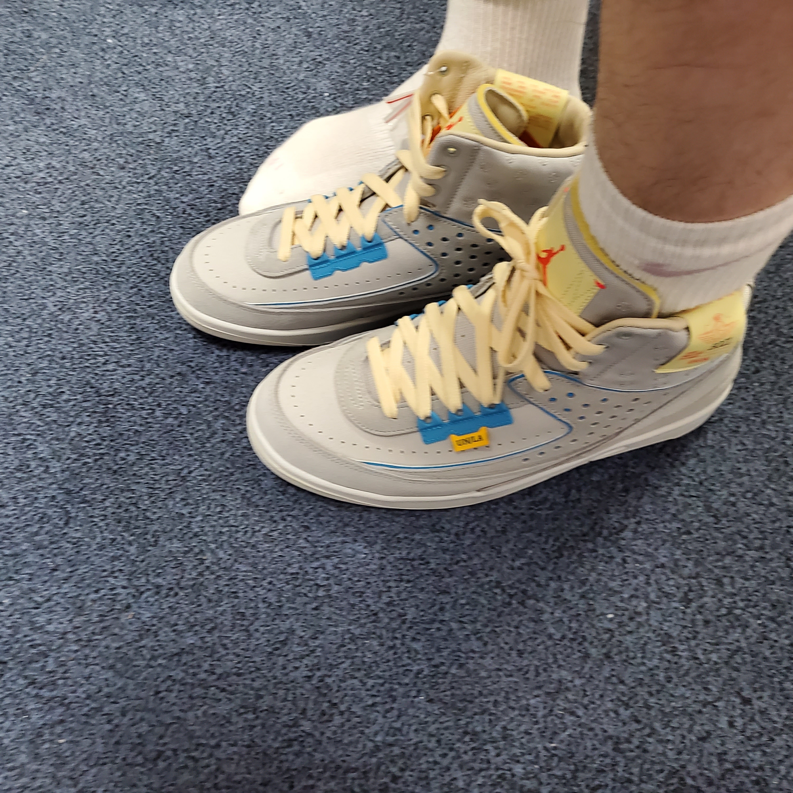 Jordan 2 x Union Retro SP Grey Fog 착용 스타일