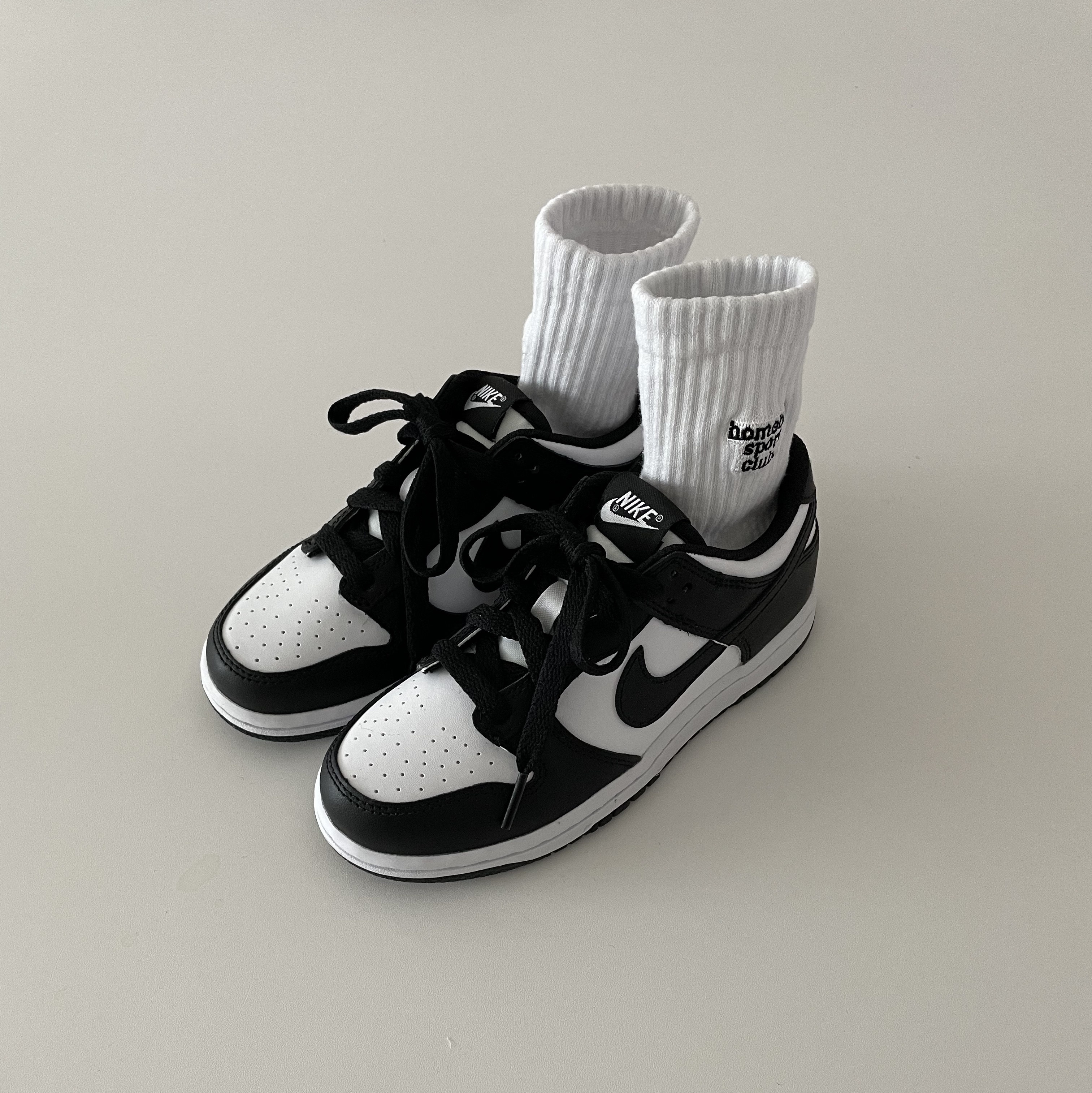 (PS) Nike Dunk Low Black 착용 스타일