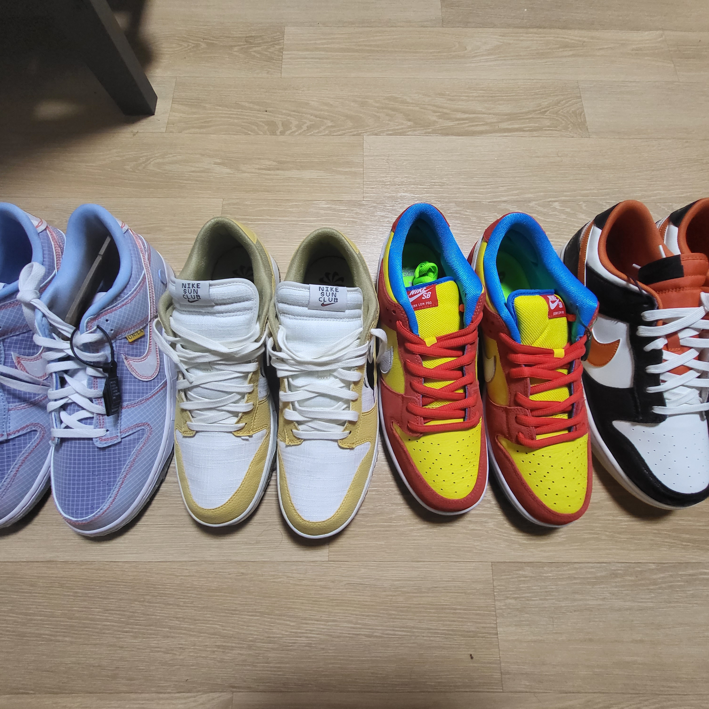 Nike x Union Dunk Low Passport Pack Argon, Nike Dunk Low Retro SE Next Nature Nike Sun Club 착용 스타일 - 2