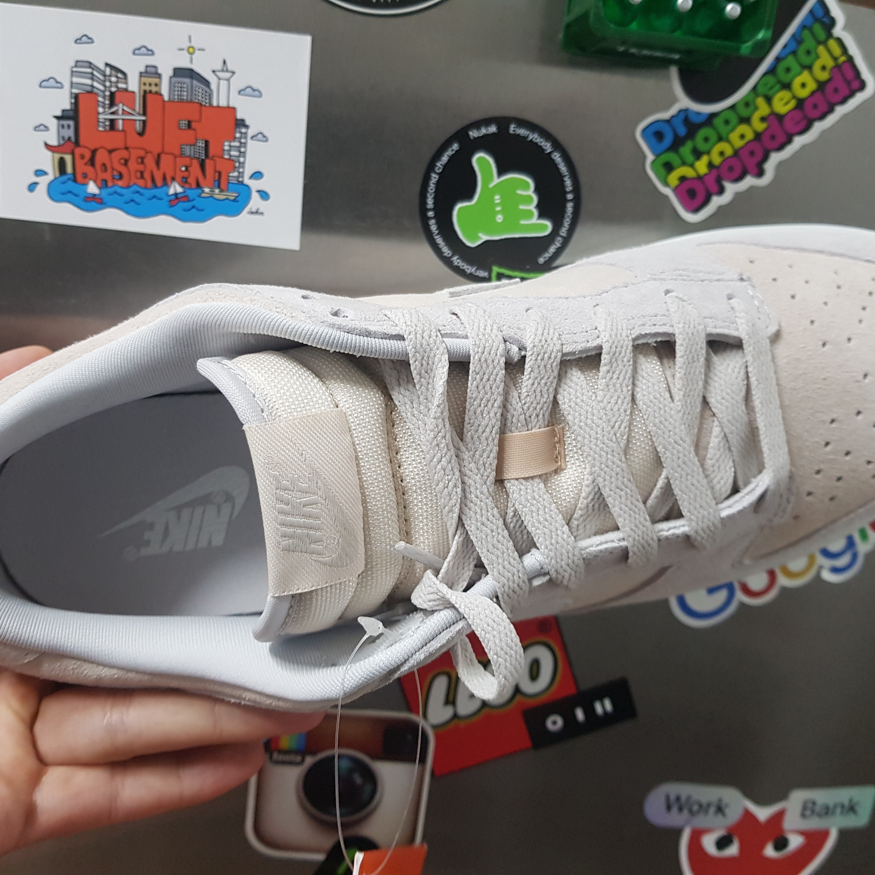 Nike Dunk Low Retro PRM Vast Grey 착용 스타일 - 5