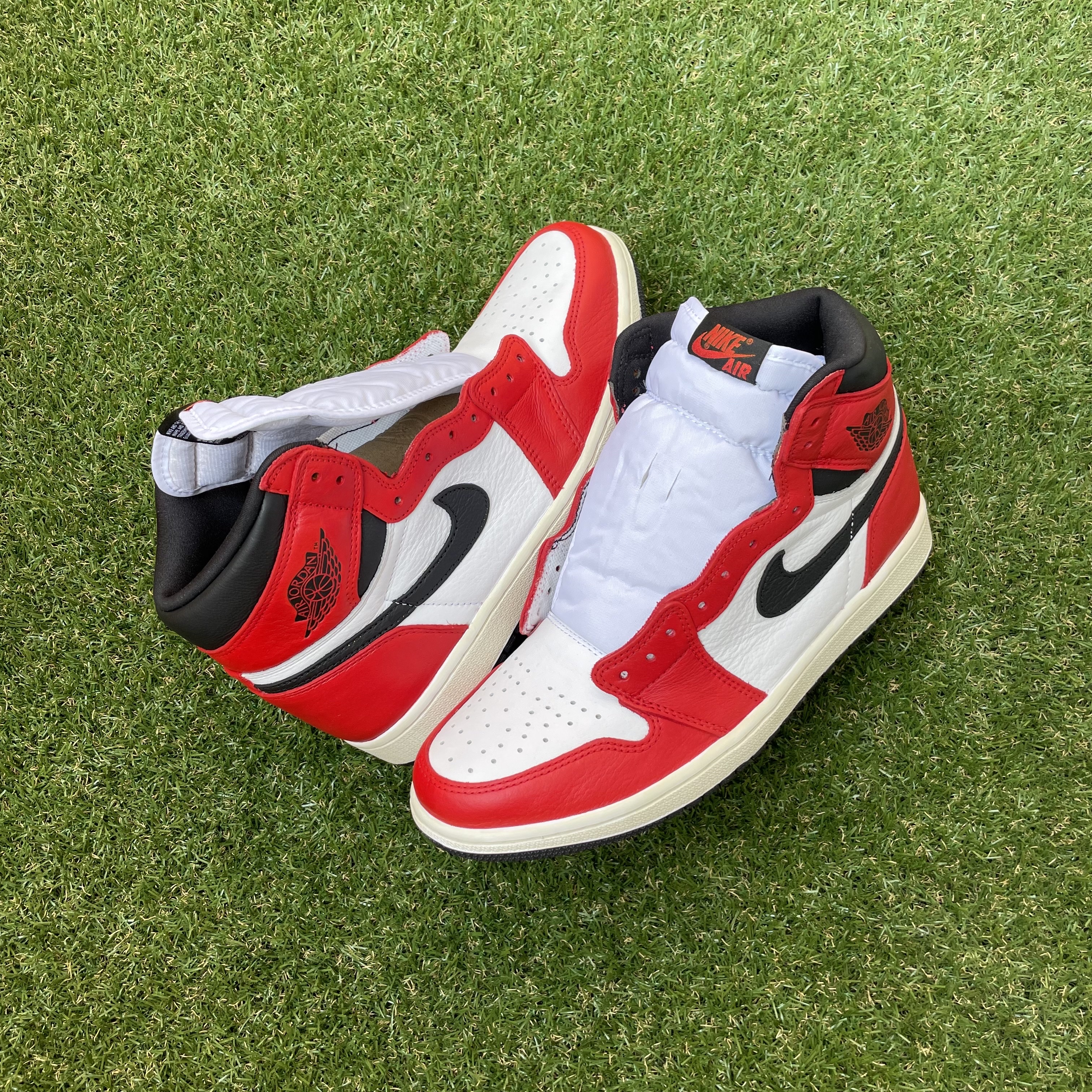 Jordan 1 Retro High OG Light Fusion Red 착용 스타일 - 1