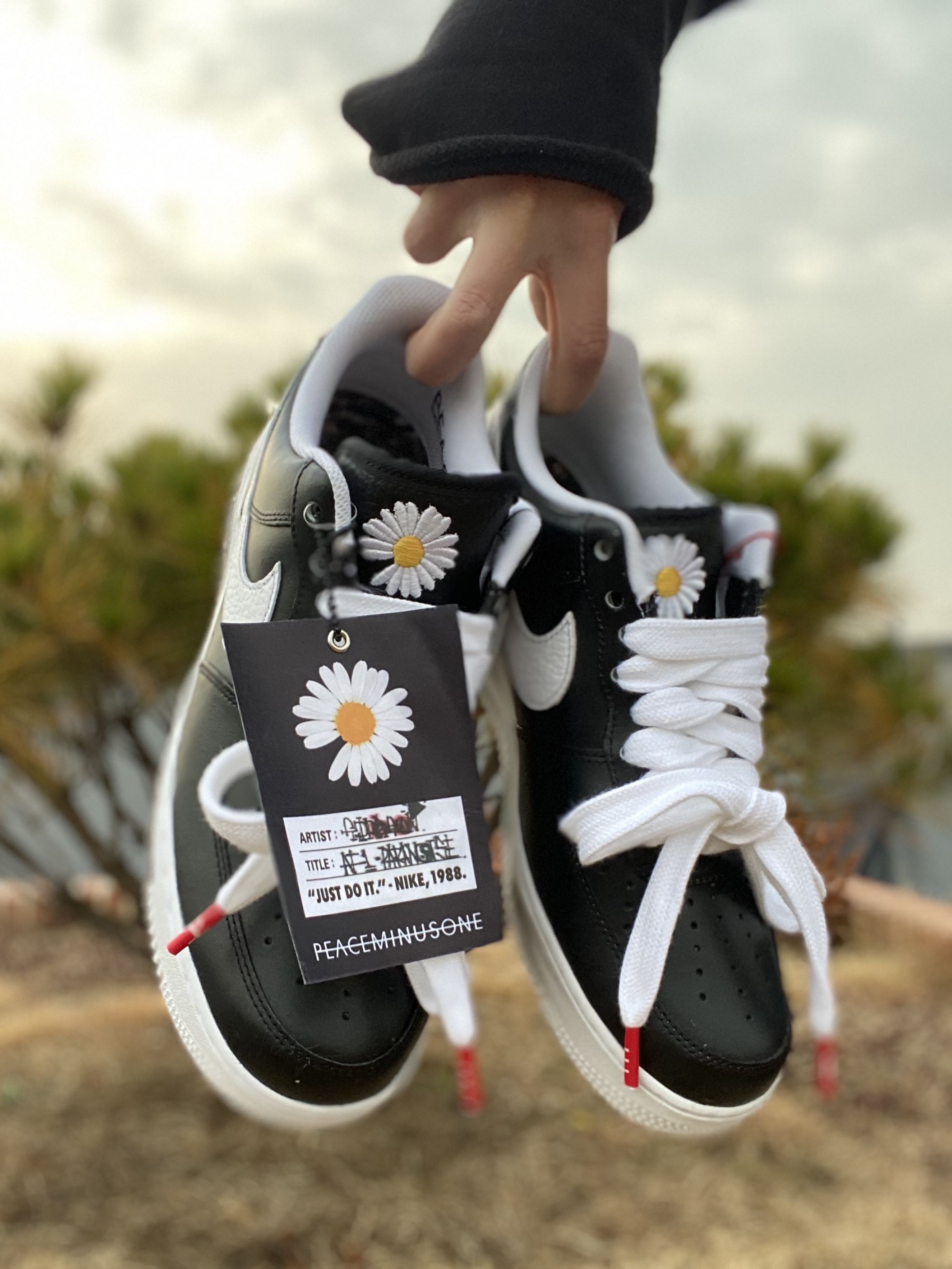 Nike x Peaceminusone Air Force 1 Low Para-Noise 착용 스타일 - 2