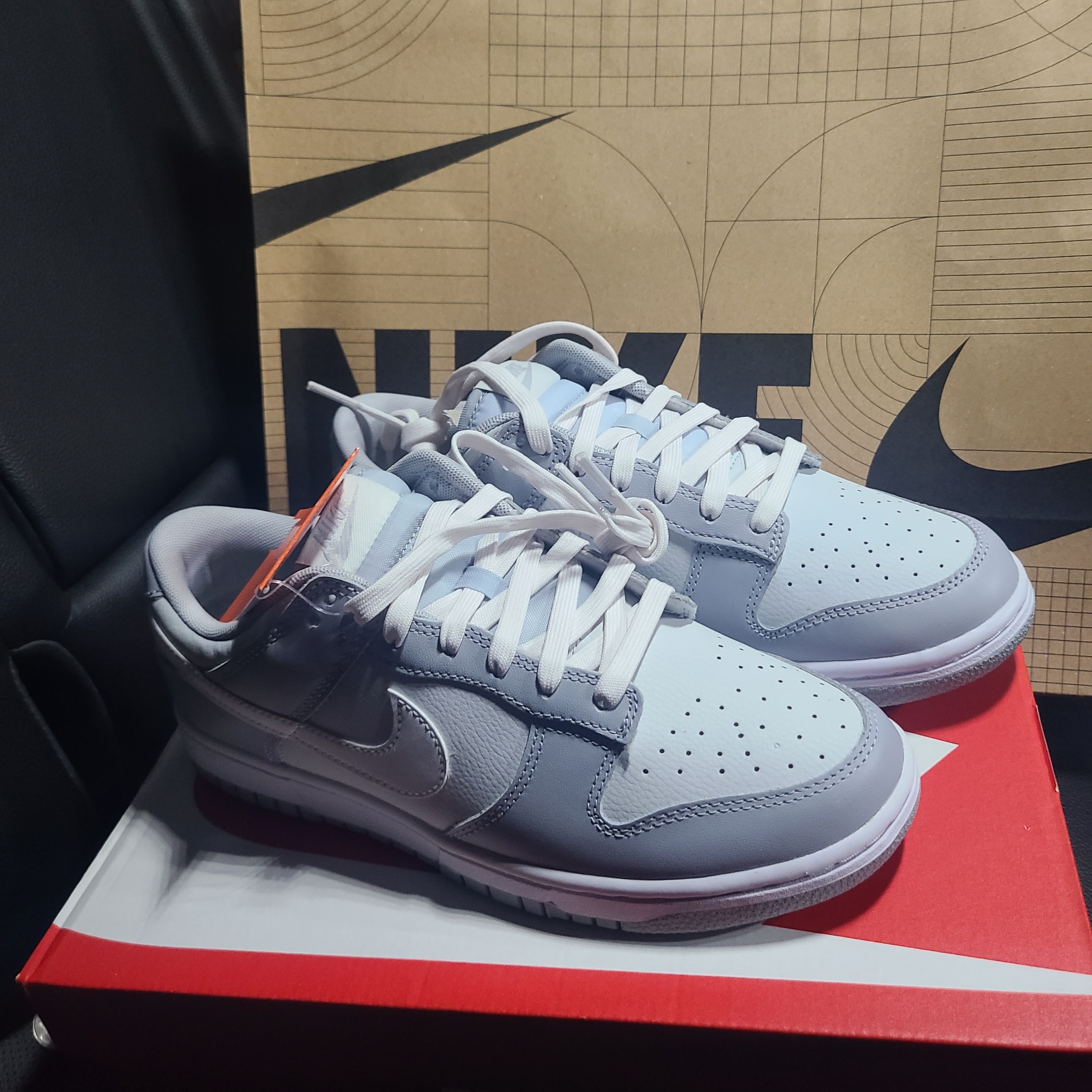 Nike Dunk Low Retro Wolf Grey 착용 스타일