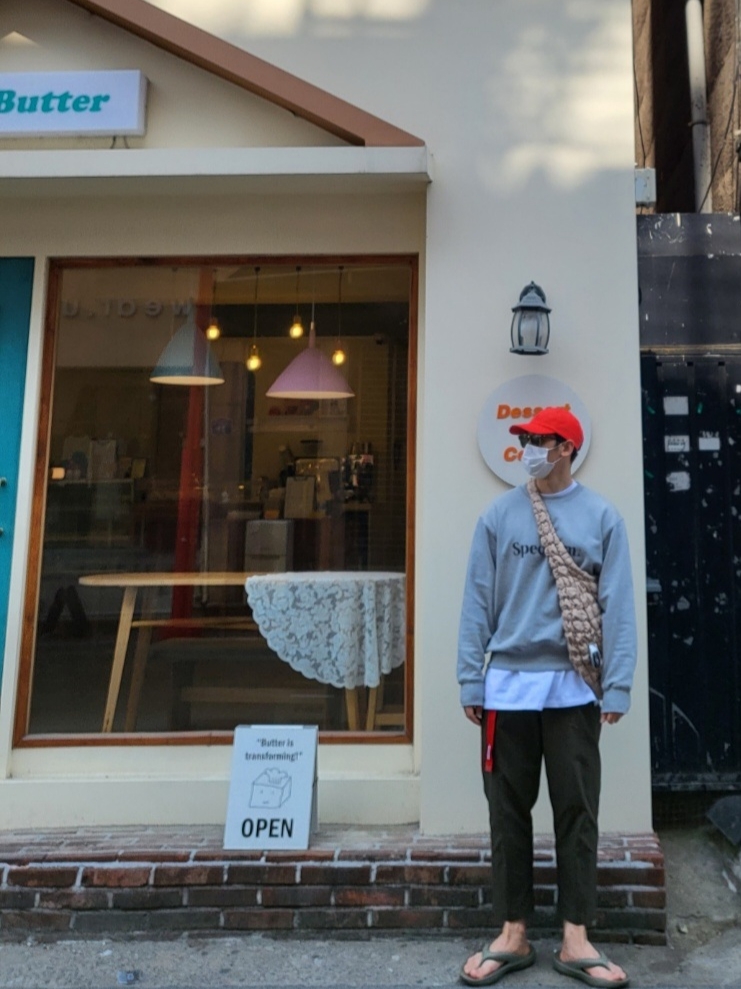 New Balance x Taw&Toe Flip Flop Khaki 착용 스타일