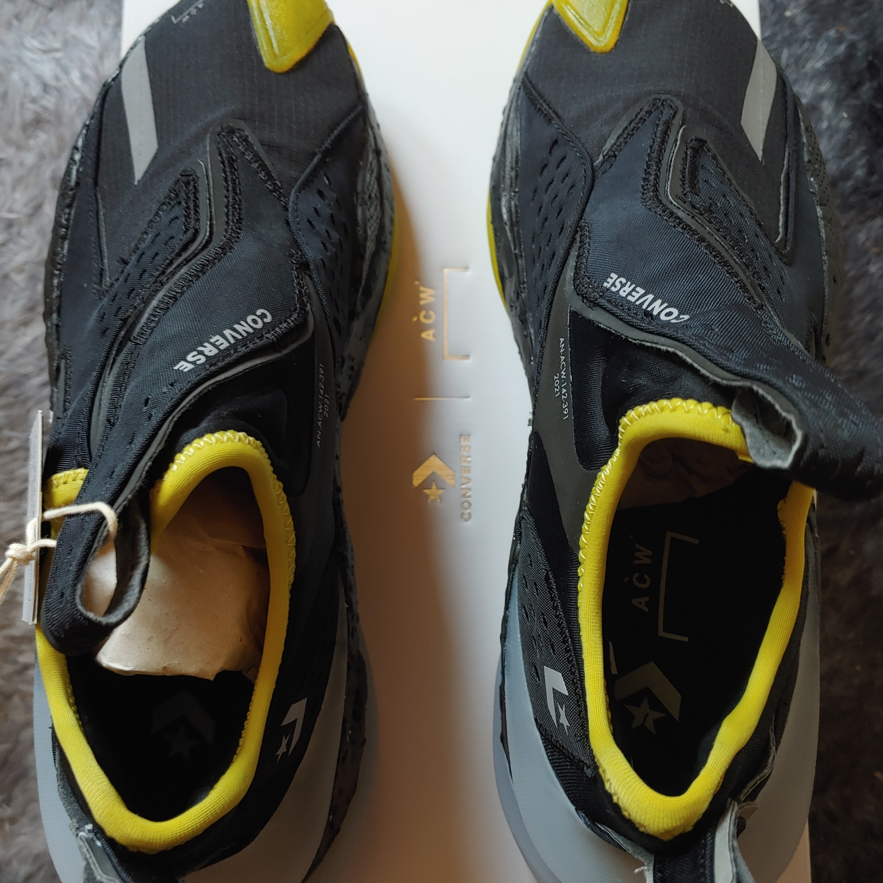 Converse x A-Cold-Wall Aeon Active CX Black 착용 스타일