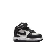 (TD) Nike x Stussy Air Force 1 '07 Mid SP Black and Light Bone