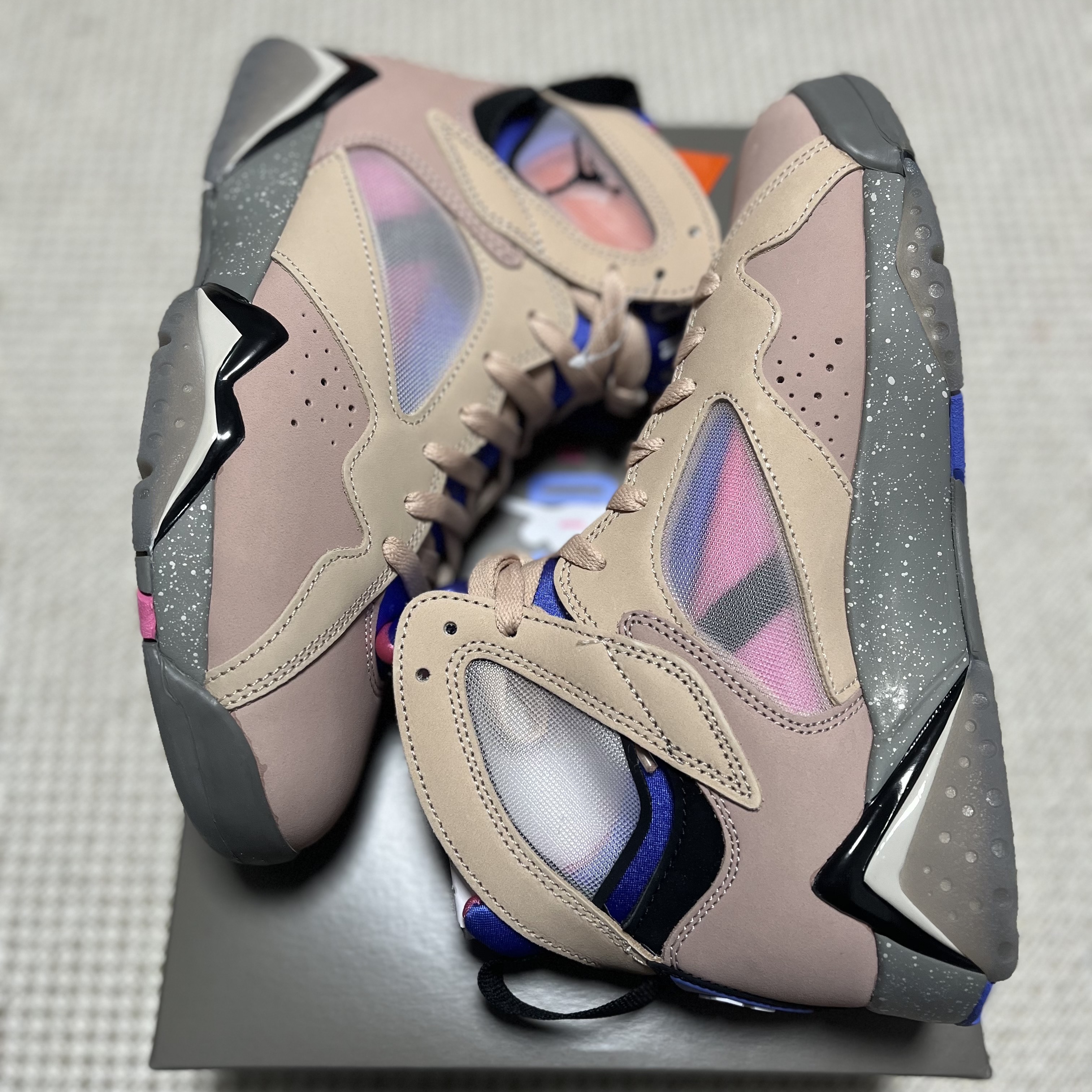 Jordan 7 Retro SE Sapphire 착용 스타일 - 3