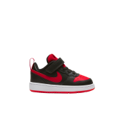 (TD) Nike Court Borough Low 2 Black University Red