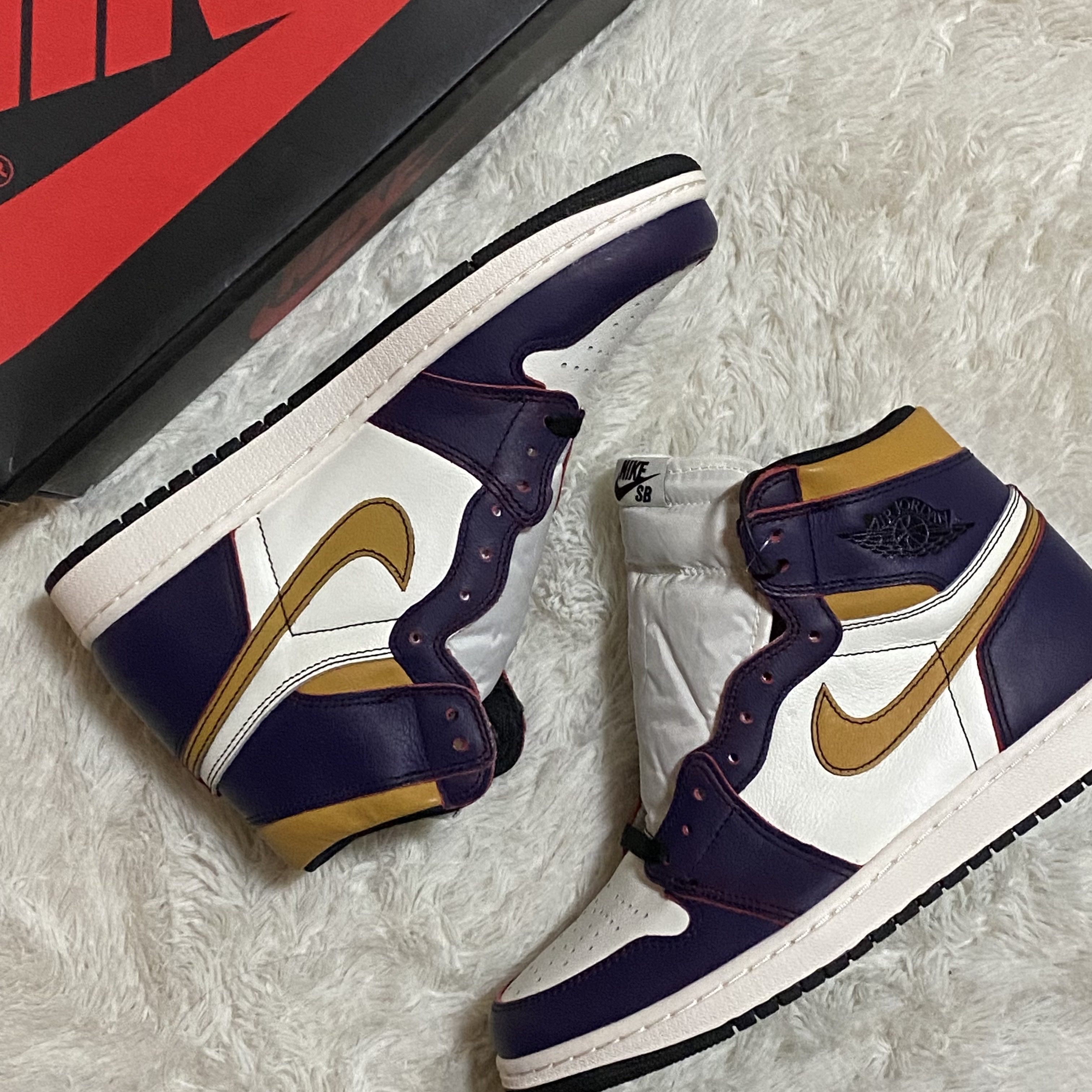 Jordan 1 Retro High OG Defiant SB LA to Chicago 착용 스타일 - 1