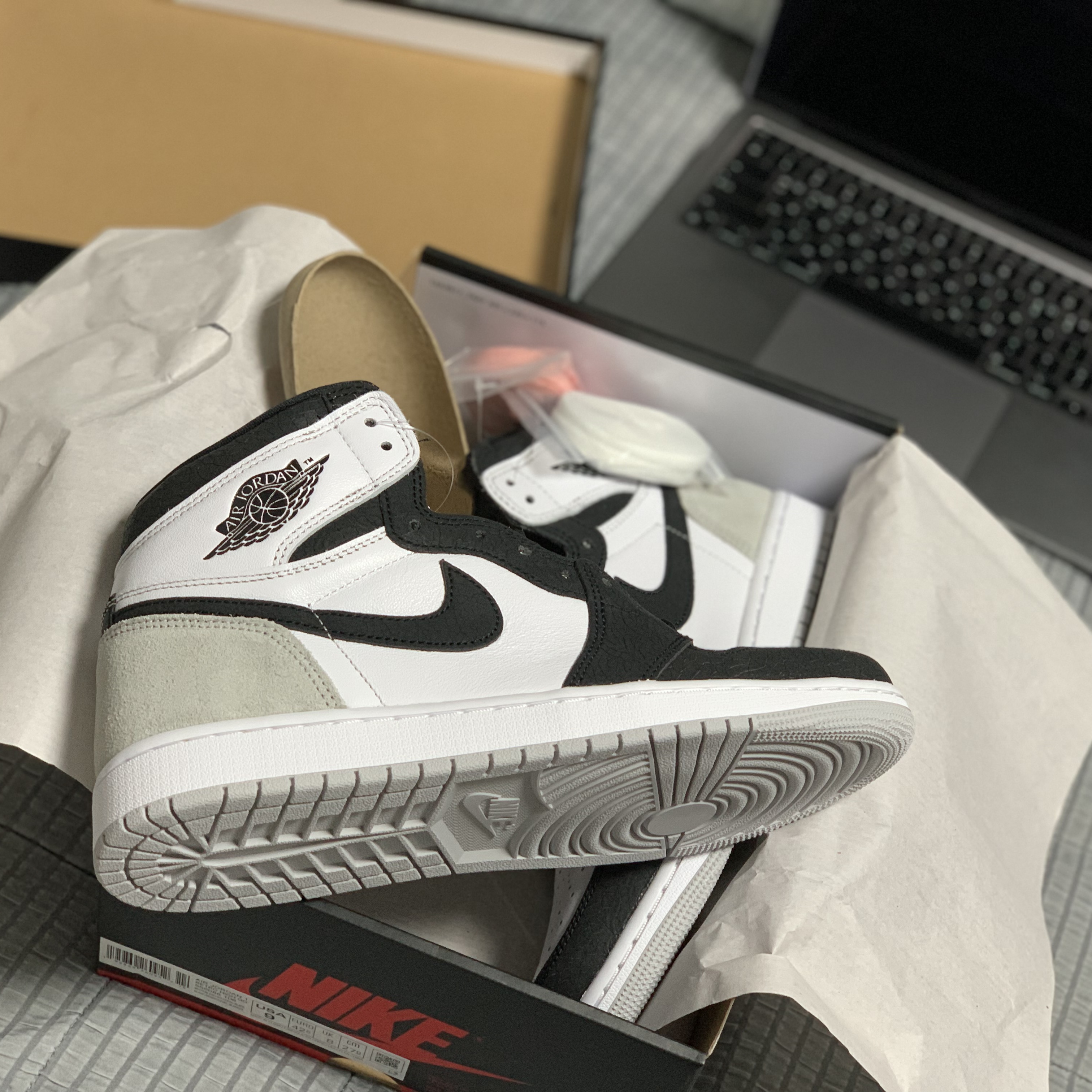 Jordan 1 Retro High OG Bleached Coral 착용 스타일 - 1