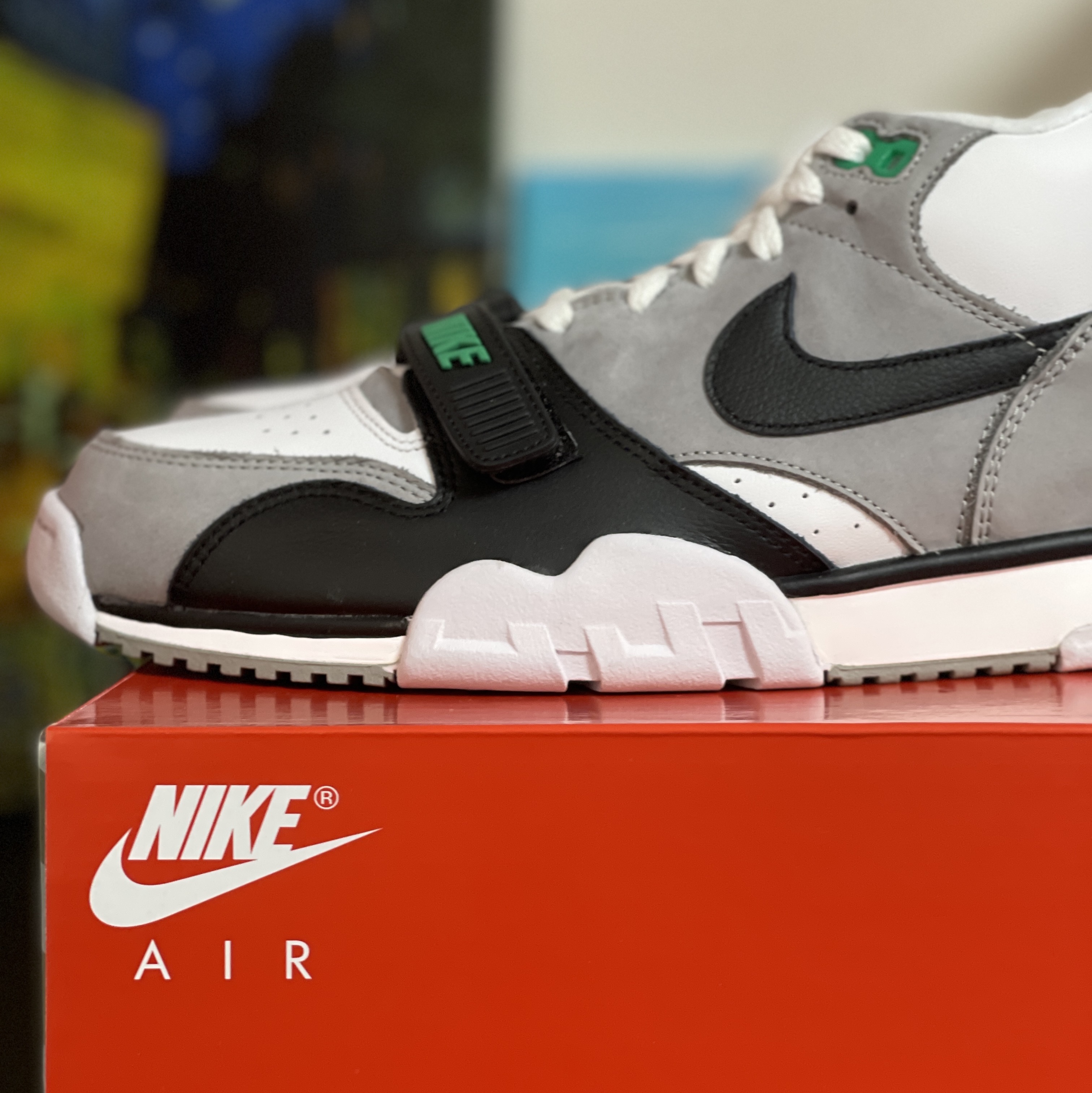 Nike Air Trainer 1 Chlorophyll 착용 스타일 - 1