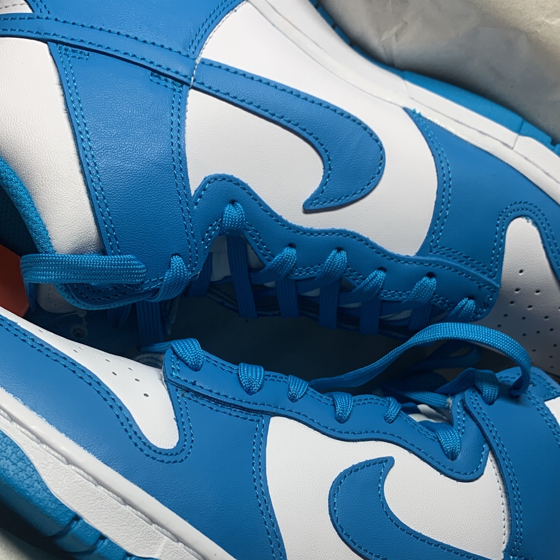 Nike Dunk High Retro Championship Blue 착용 스타일