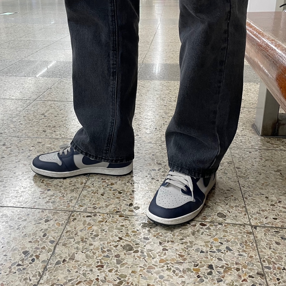 Jordan 1 High 85 College Navy 착용 스타일 - 2