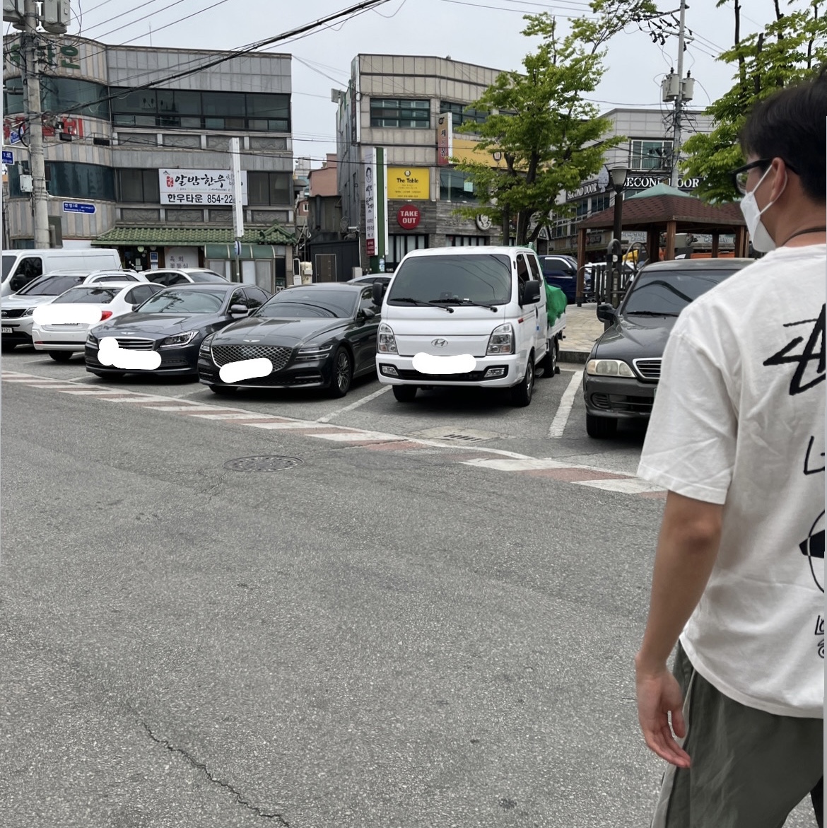 Stussy x Our Legacy Surfman 2 Pigment Dyed T-Shirt Natural 착용 스타일 - 1