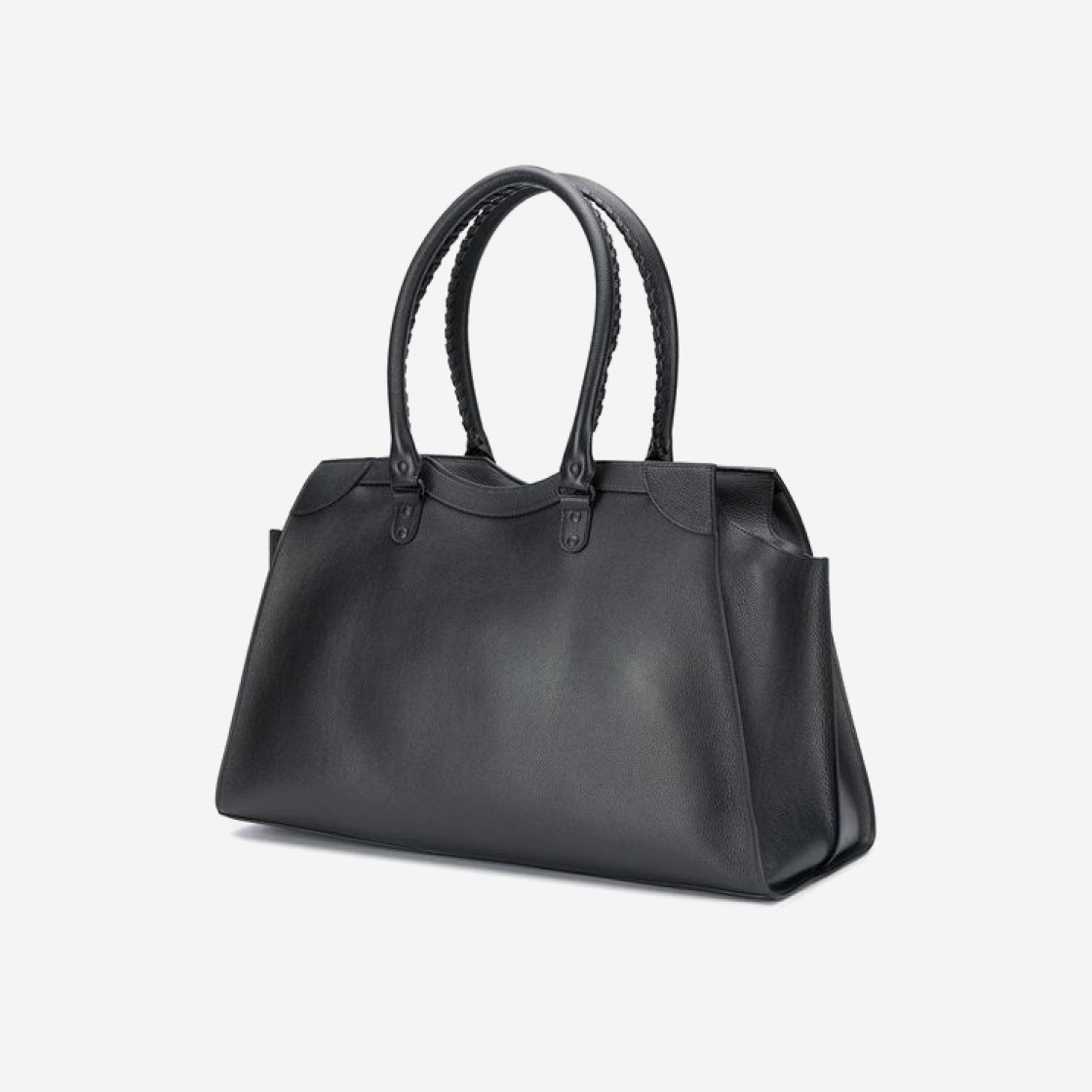 Balenciaga Grained Calfskin Neo Classic Large Handbag Black 상세 이미지 2