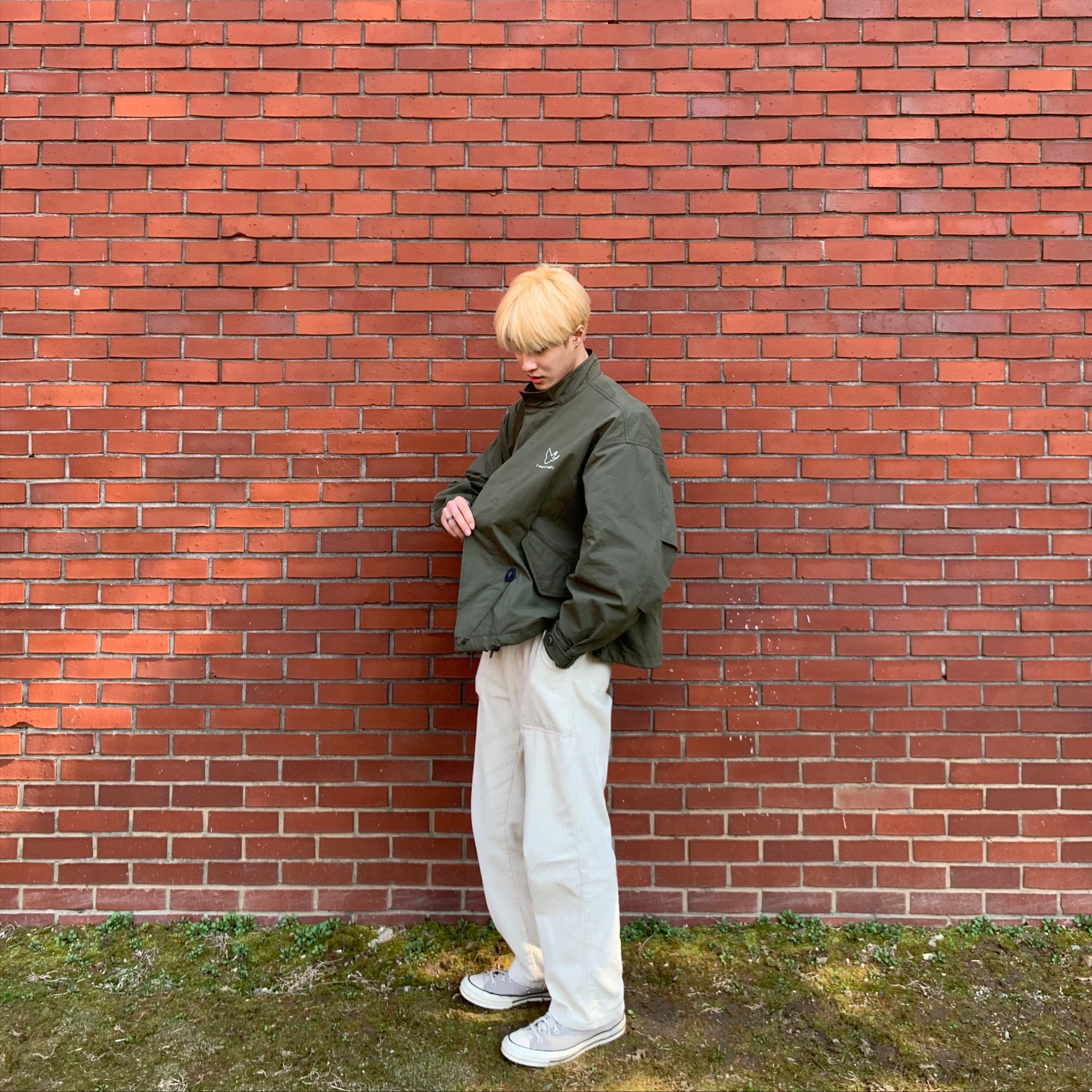 Converse x Fear of God Essentials Chuck 70 Hi Grey 착용 스타일