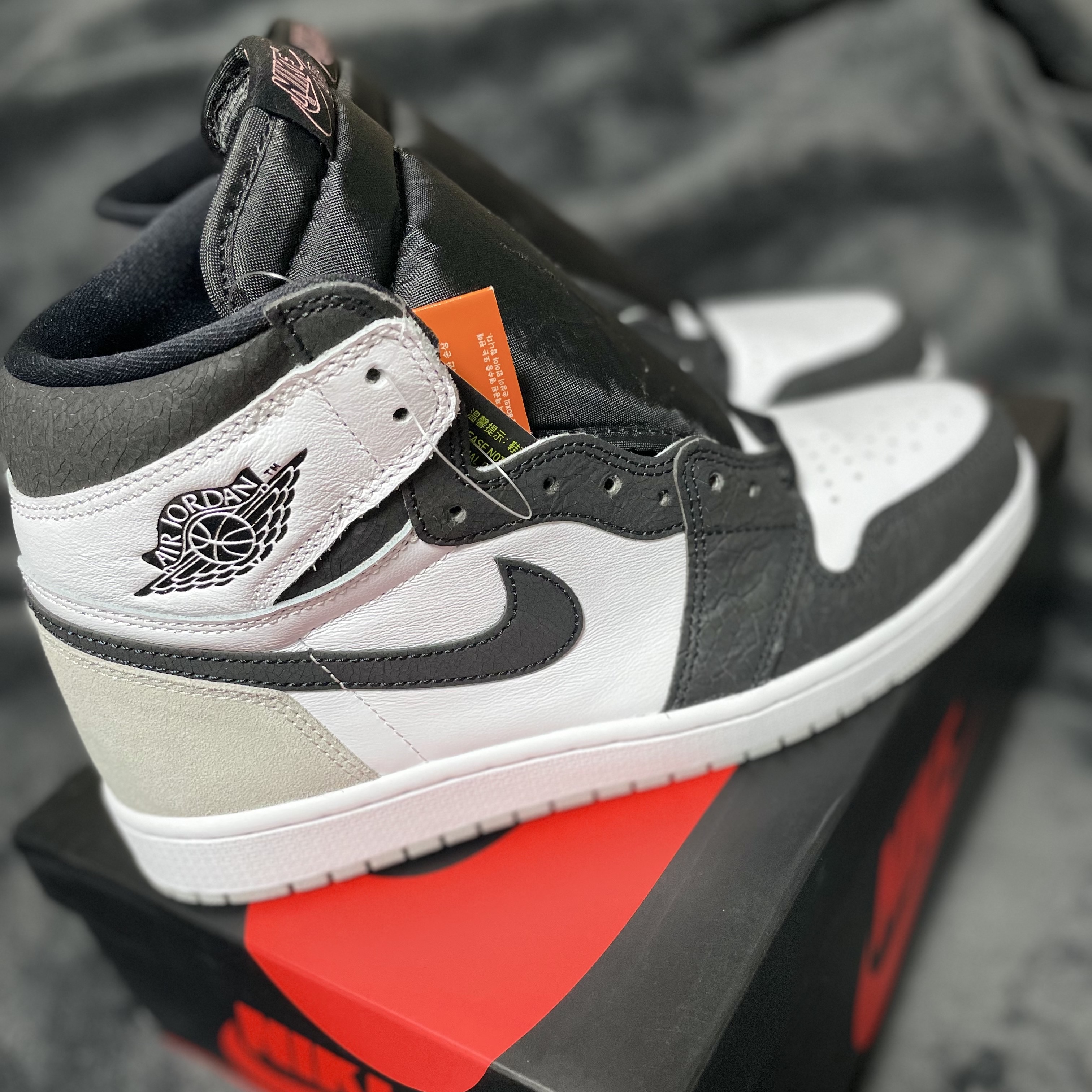 Jordan 1 Retro High OG Bleached Coral 착용 스타일 - 1