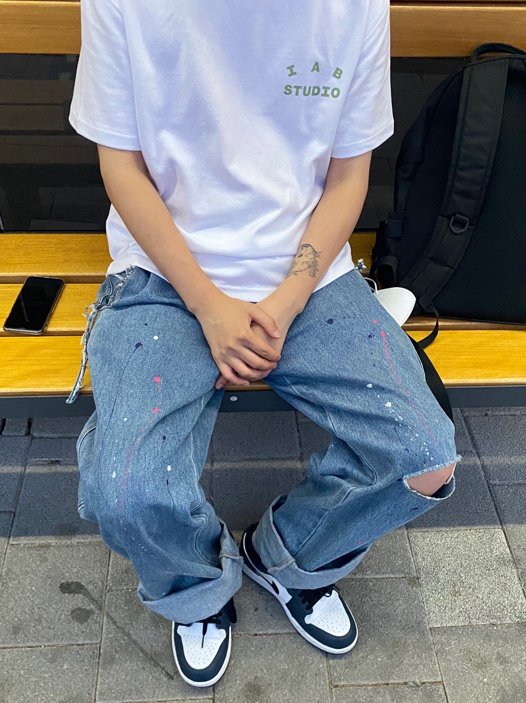 Jordan 1 Low Dark Teal, Jordan 1 Mid Dark Teal 착용 스타일 - 2