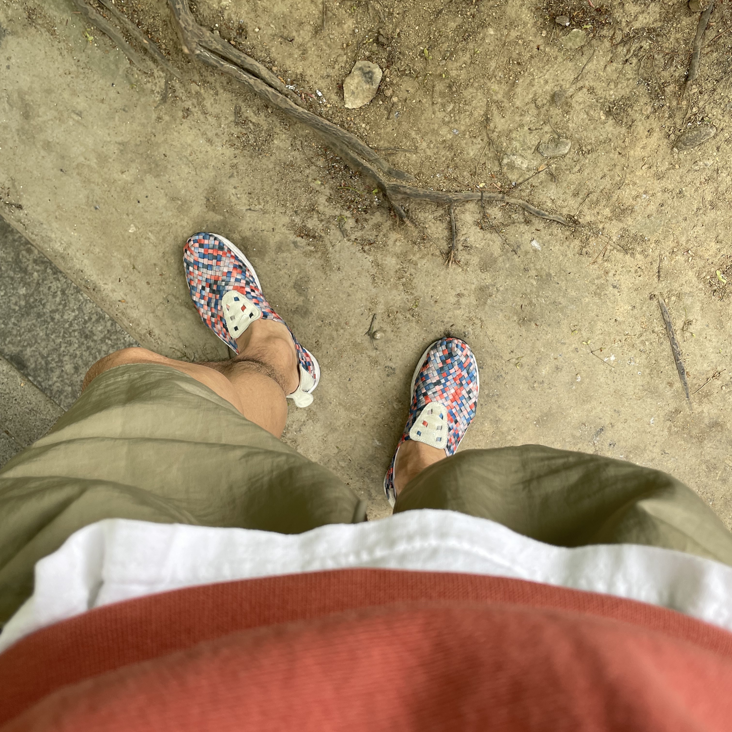(W) Nike Air Woven Moon Particle 착용 스타일