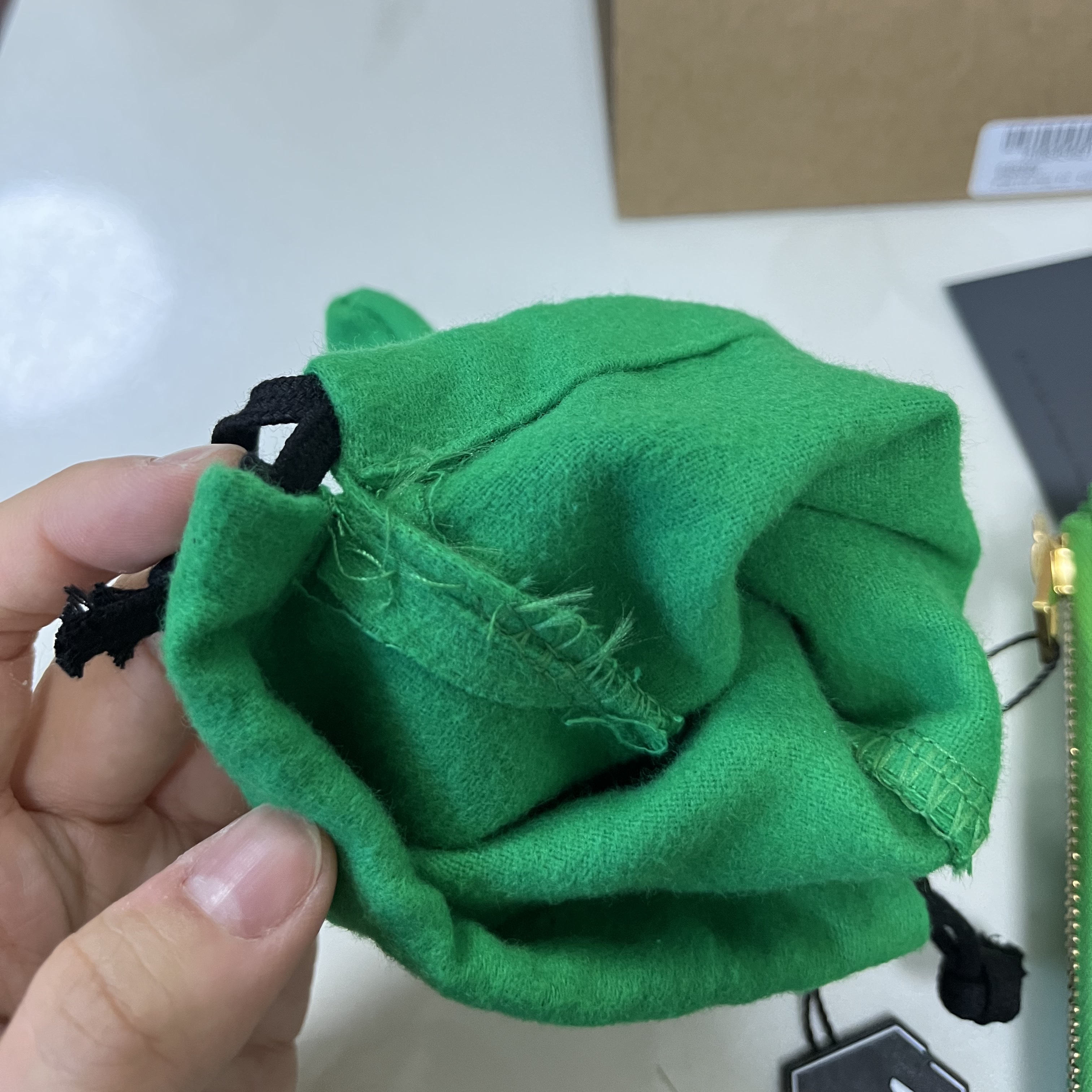 Bottega Veneta Bi-Fold Zip Wallet Parakeet 착용 스타일