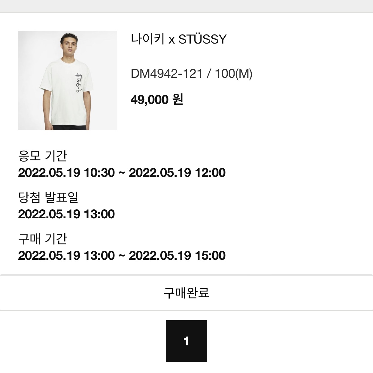 Nike x Stussy NRG RA T-Shirt Summit White (DM4942-121) 착용 스타일