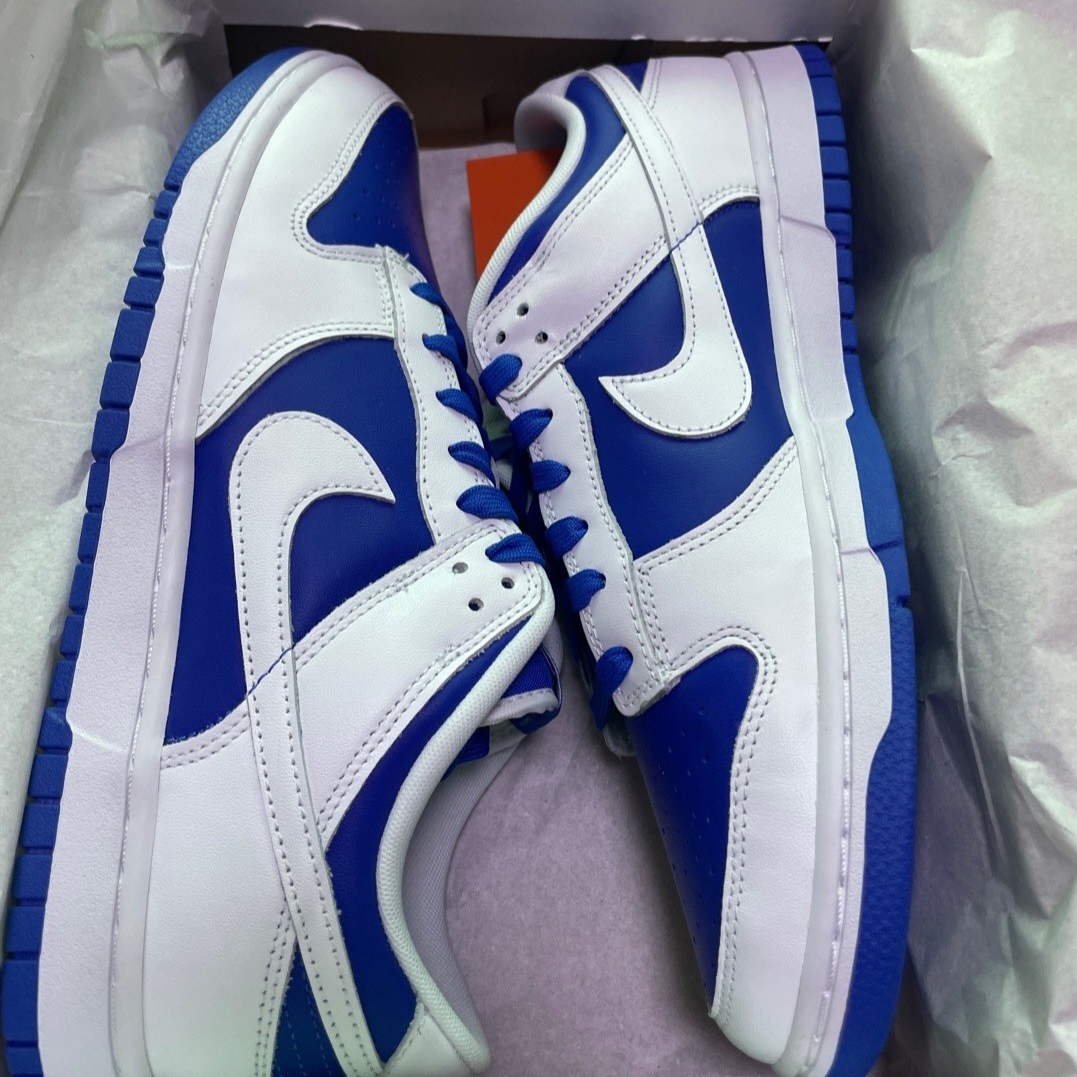 Nike Dunk Low Retro Racer Blue and White 착용 스타일