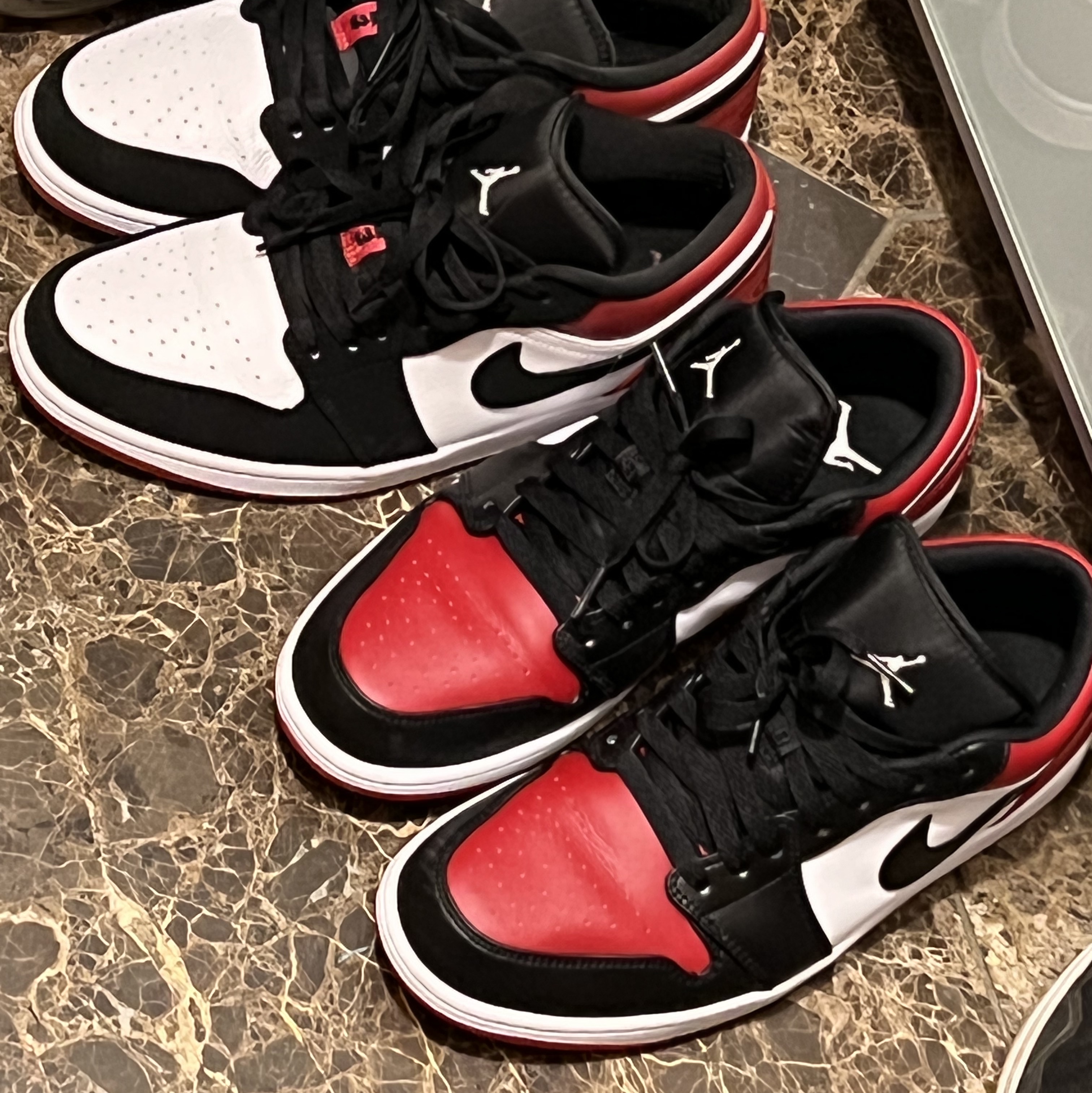 Jordan 1 Low Black Toe, Jordan 1 Low Bred Toe 착용 스타일
