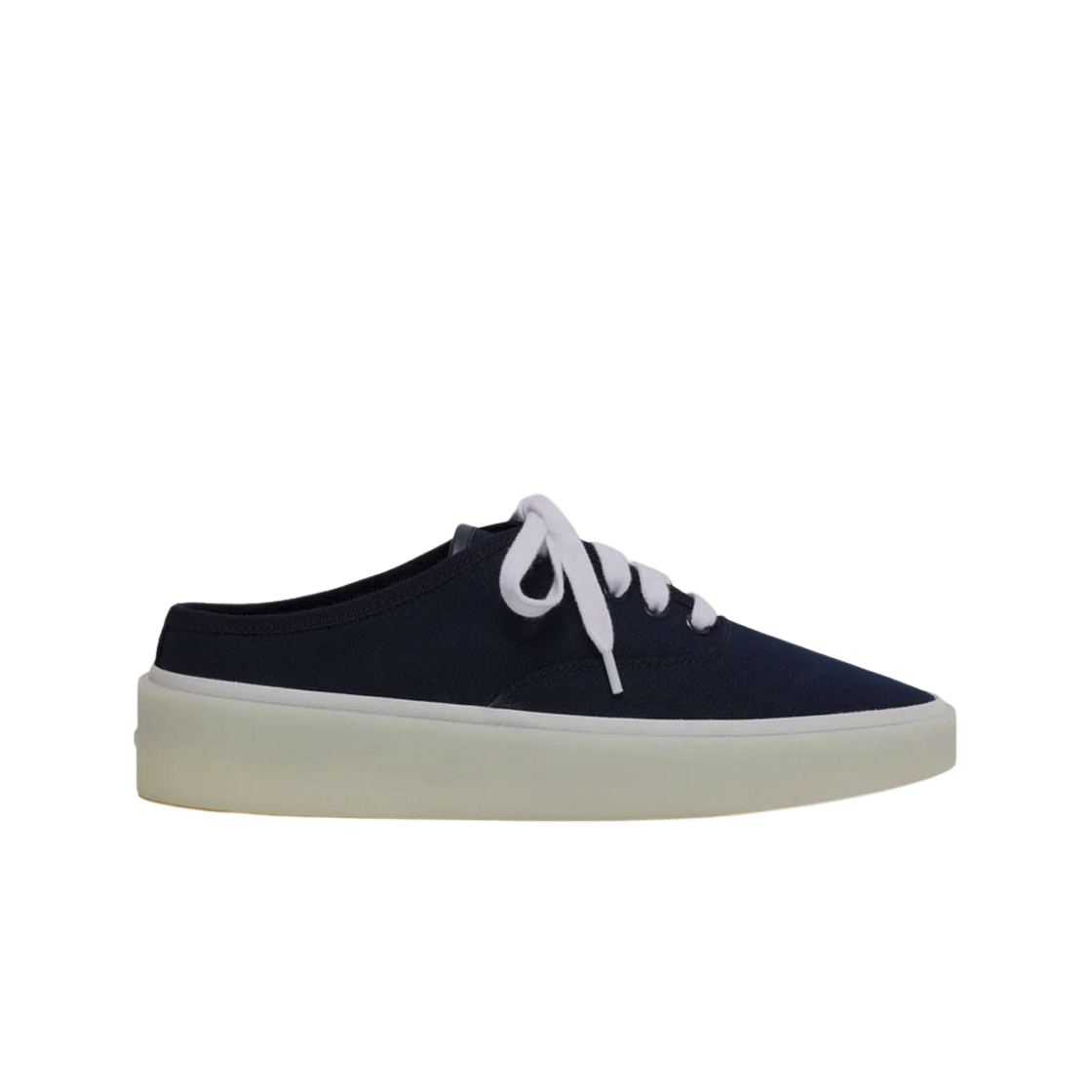 Fear of God Canvas 101 Backless Sneakers Navy 상세 이미지 1