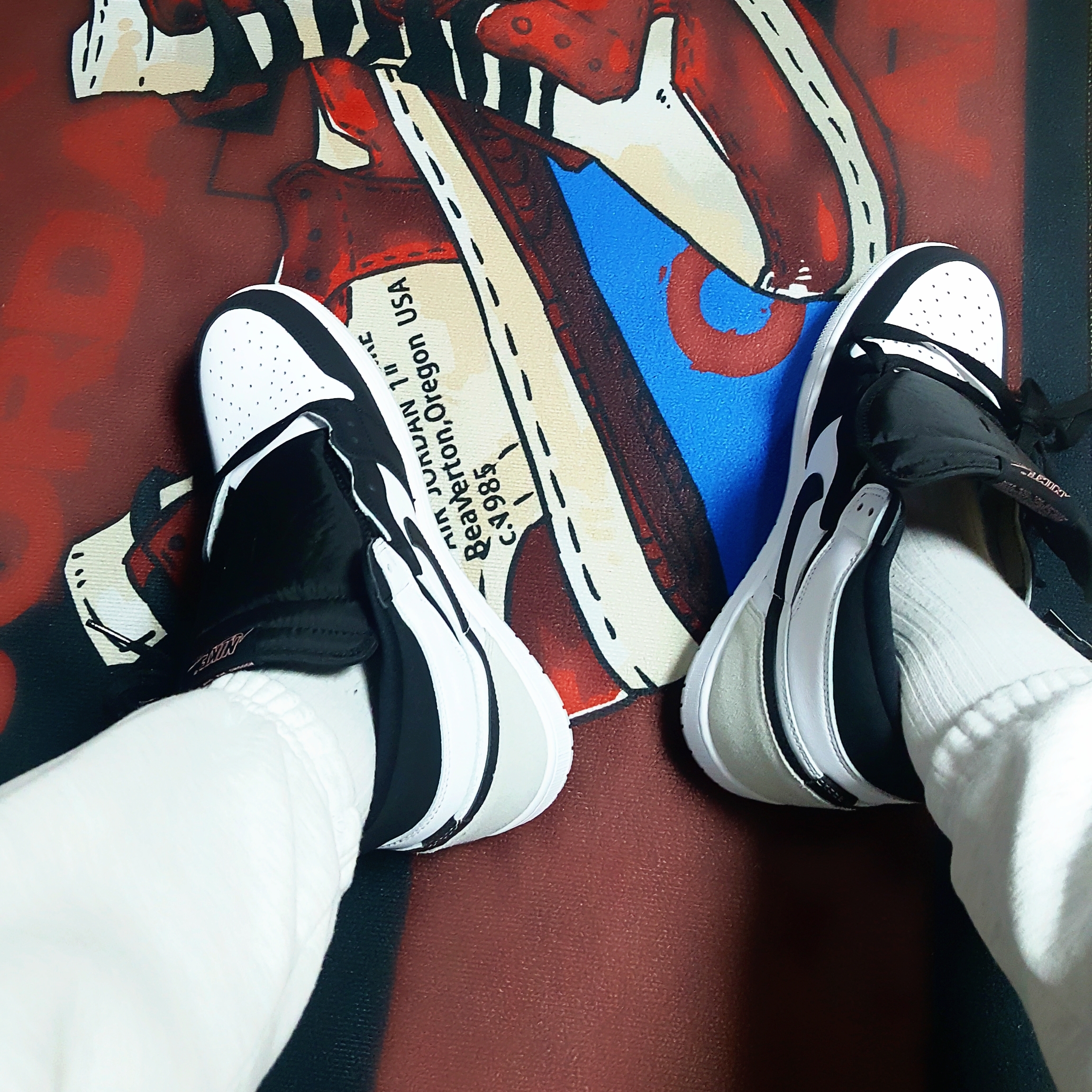 Jordan 1 Retro High OG Bleached Coral 착용 스타일 - 2